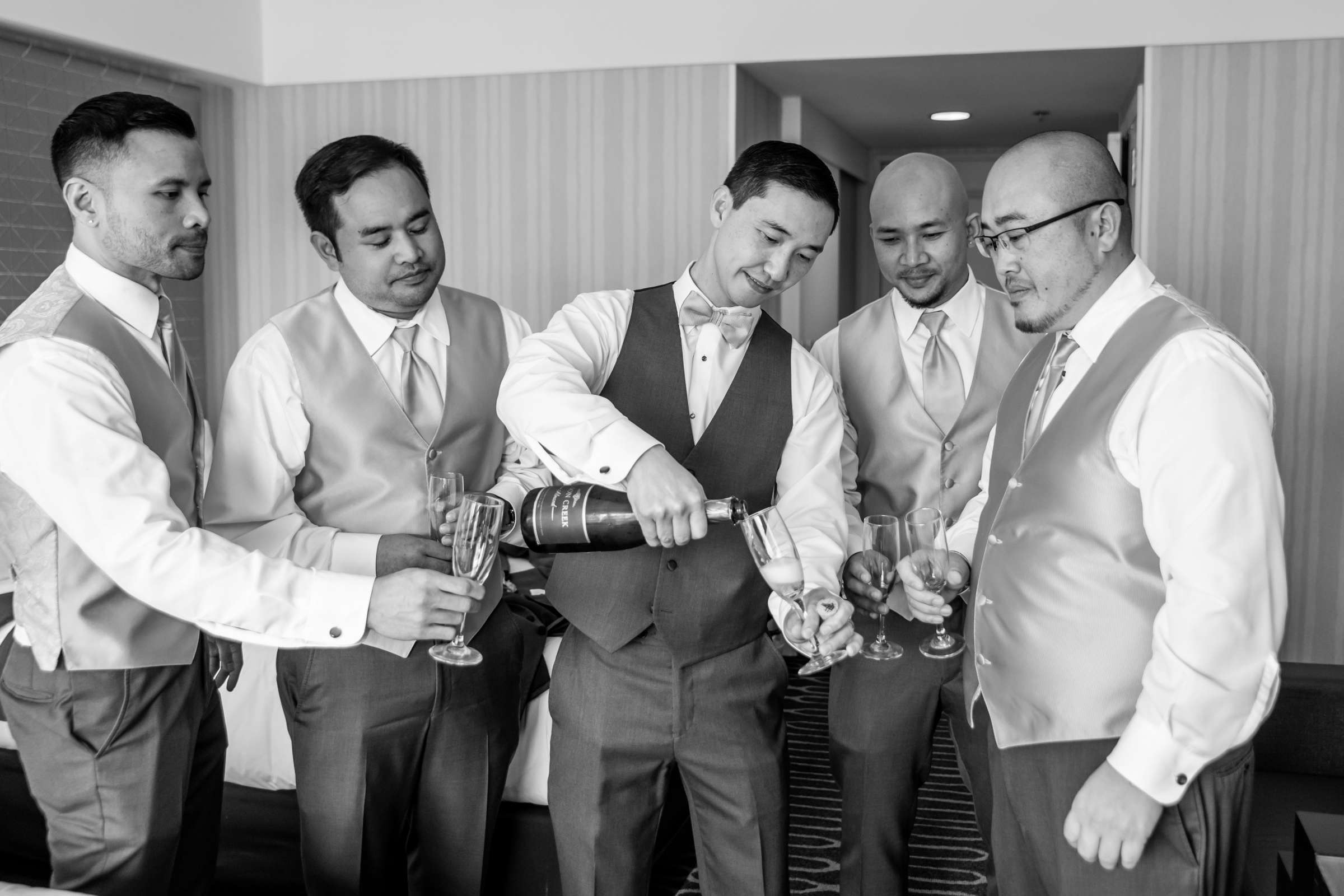 Manchester Grand Hyatt San Diego Wedding coordinated by Bella Mia Exclusive Events, Paula and Jimmy Wedding Photo #23 by True Photography