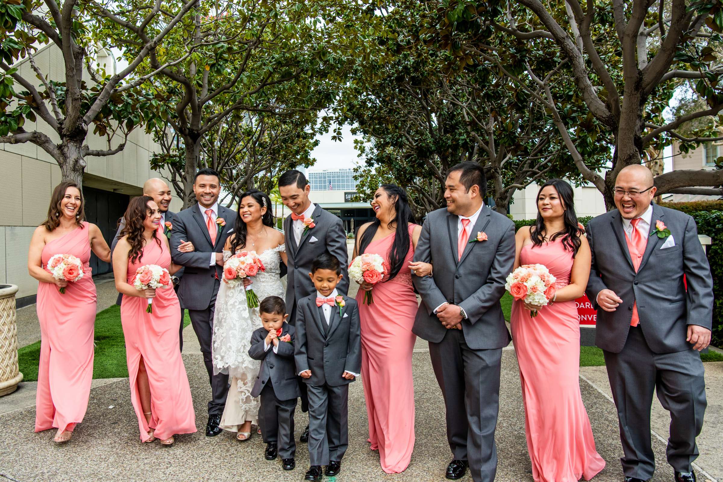 Manchester Grand Hyatt San Diego Wedding coordinated by Bella Mia Exclusive Events, Paula and Jimmy Wedding Photo #62 by True Photography