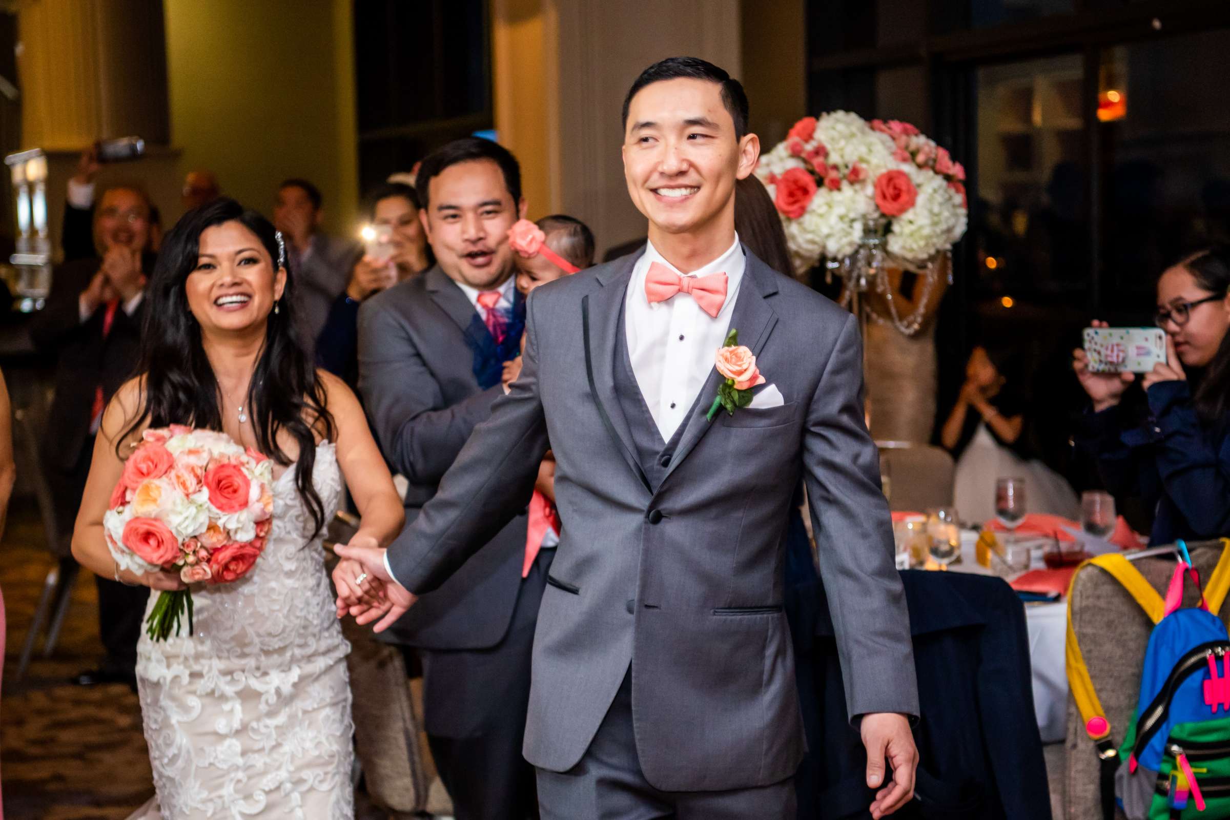 Manchester Grand Hyatt San Diego Wedding coordinated by Bella Mia Exclusive Events, Paula and Jimmy Wedding Photo #91 by True Photography