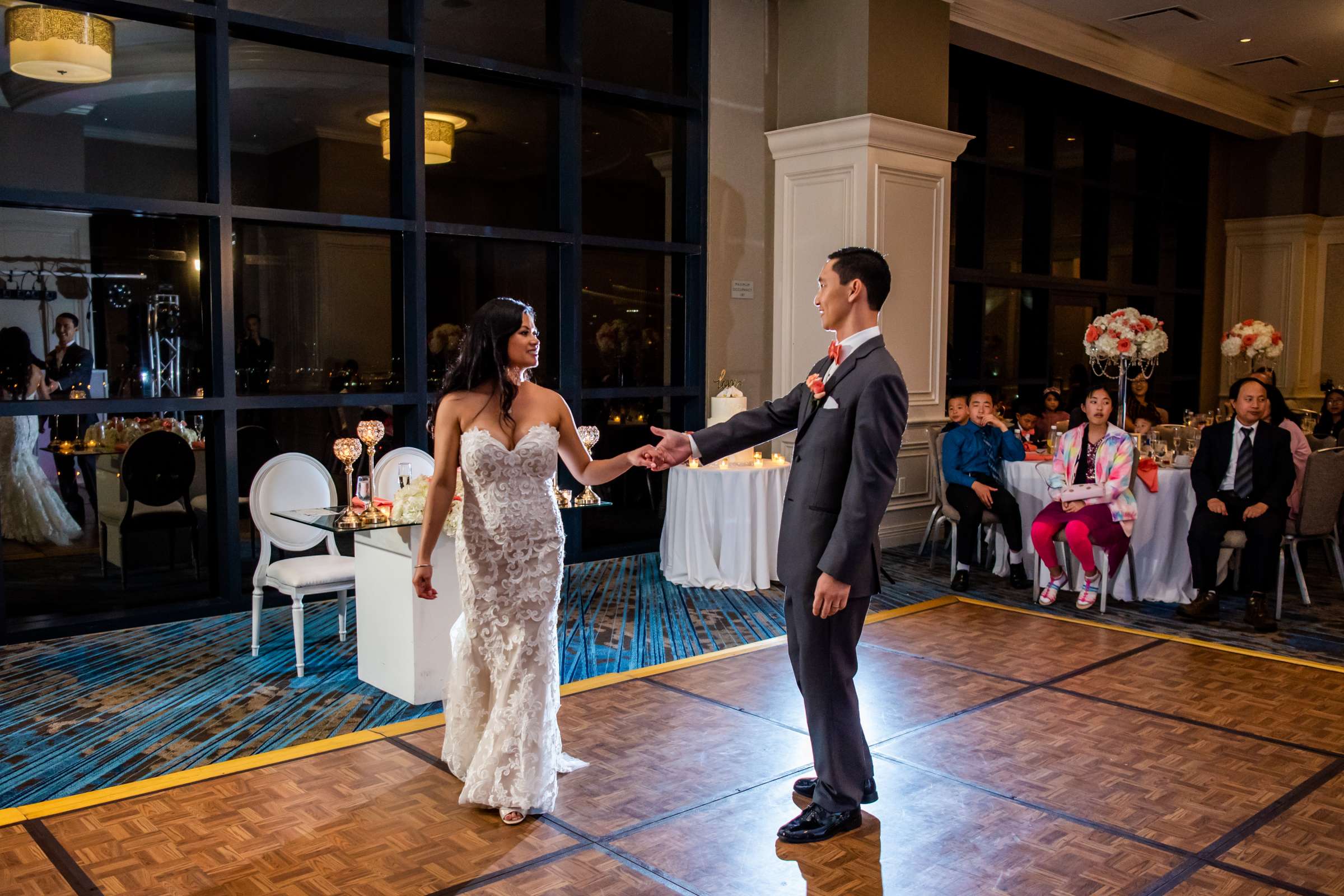 Manchester Grand Hyatt San Diego Wedding coordinated by Bella Mia Exclusive Events, Paula and Jimmy Wedding Photo #93 by True Photography