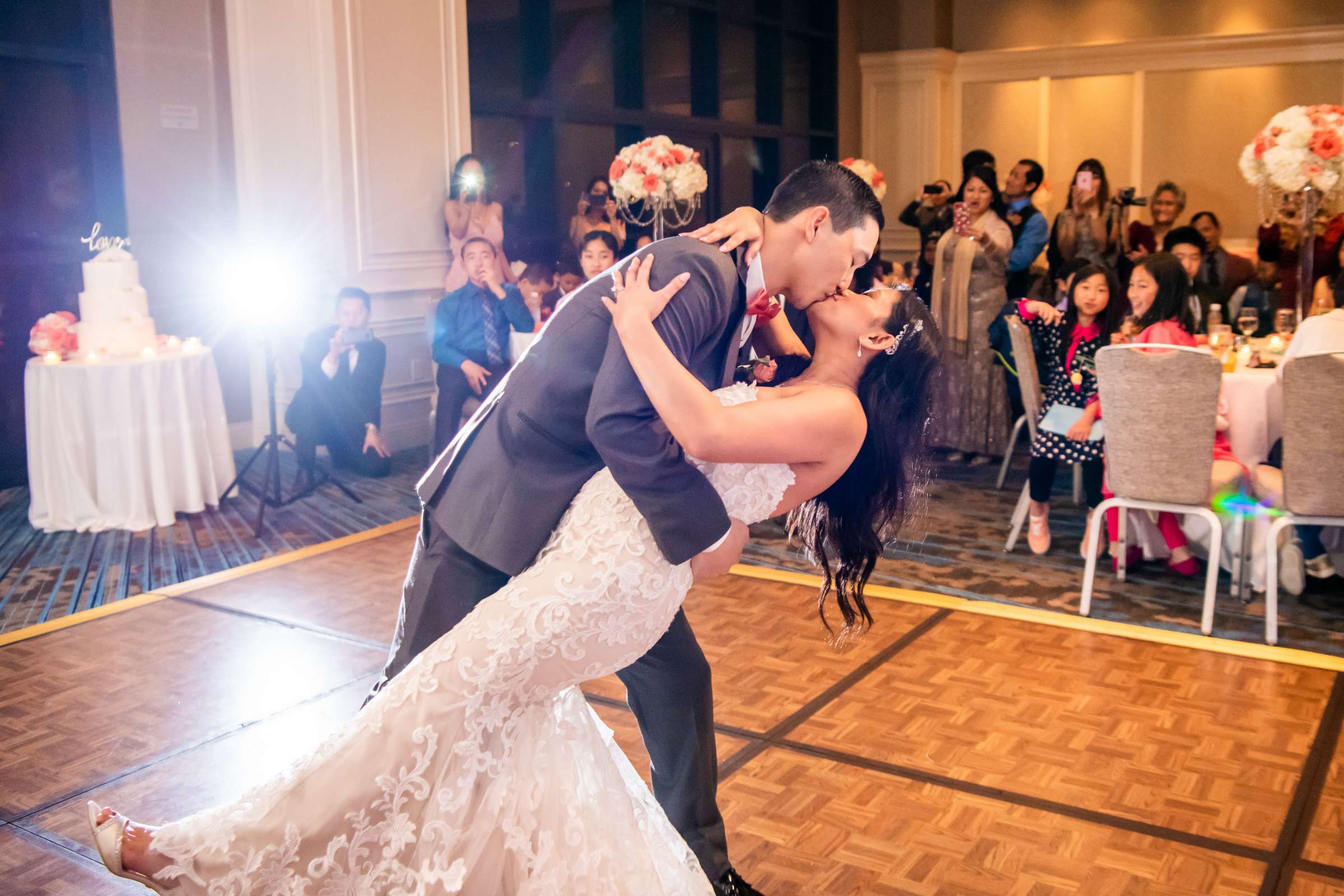 Manchester Grand Hyatt San Diego Wedding coordinated by Bella Mia Exclusive Events, Paula and Jimmy Wedding Photo #103 by True Photography