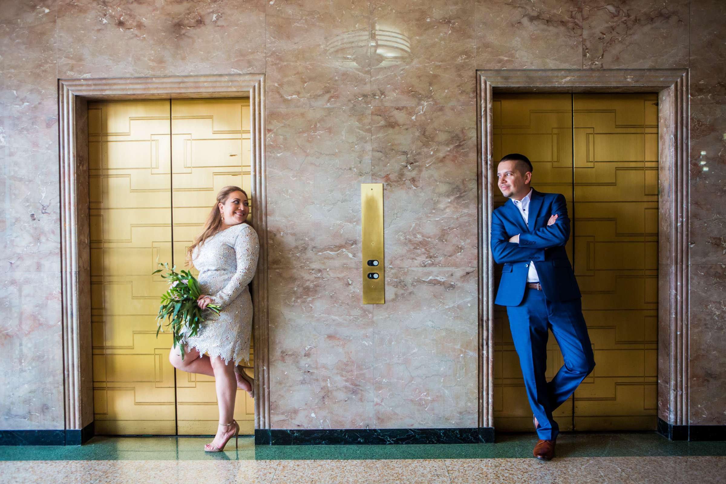San Diego Courthouse Wedding, Paola and Ricardo Wedding Photo #2 by True Photography