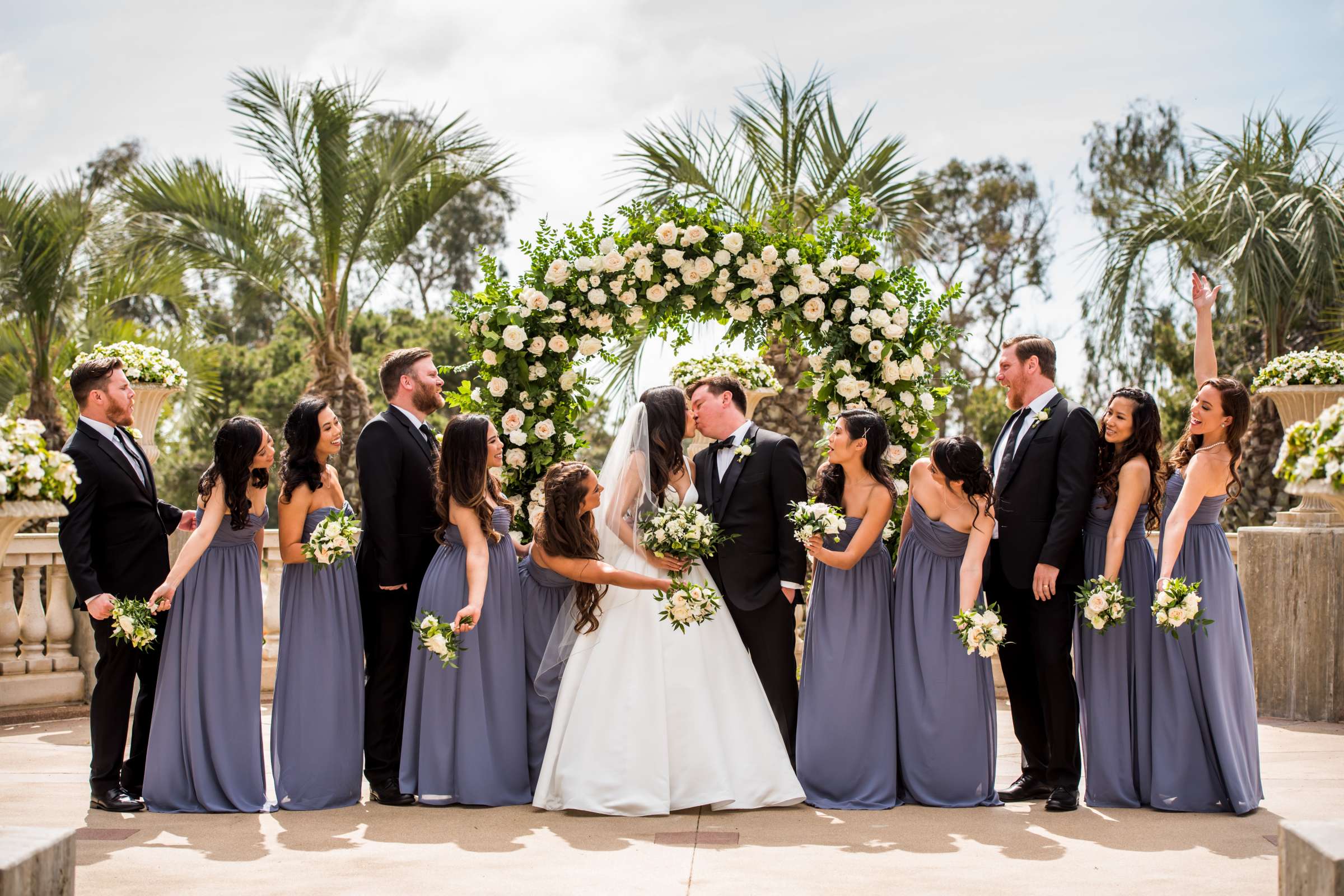 Hilton La Jolla Torrey Pines Wedding coordinated by Sweet Blossom Weddings, Jennifer and Sean Wedding Photo #36 by True Photography