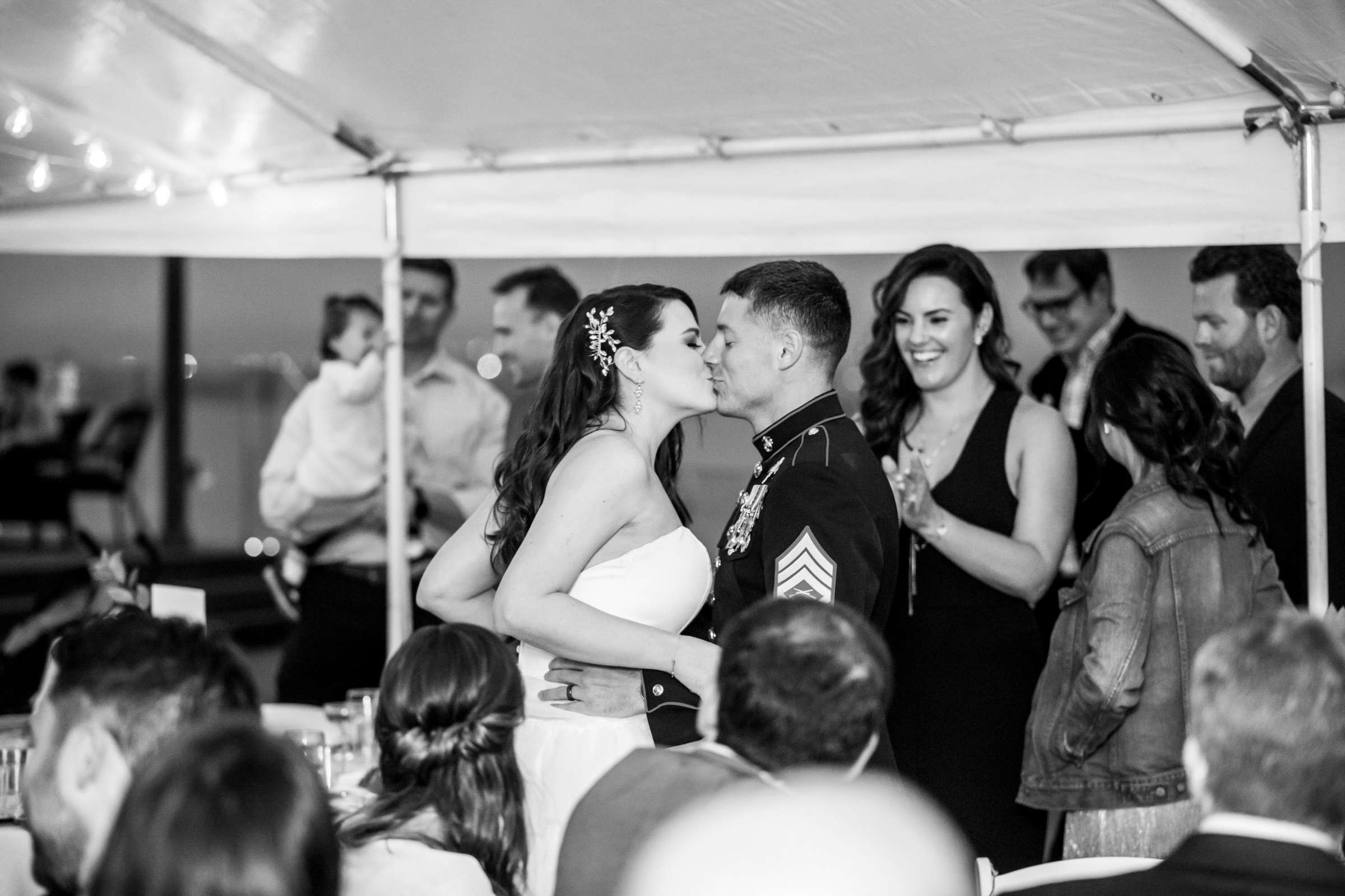 Ocean View Room Wedding coordinated by San Diego Life Events, Jenny and Brad Wedding Photo #134 by True Photography