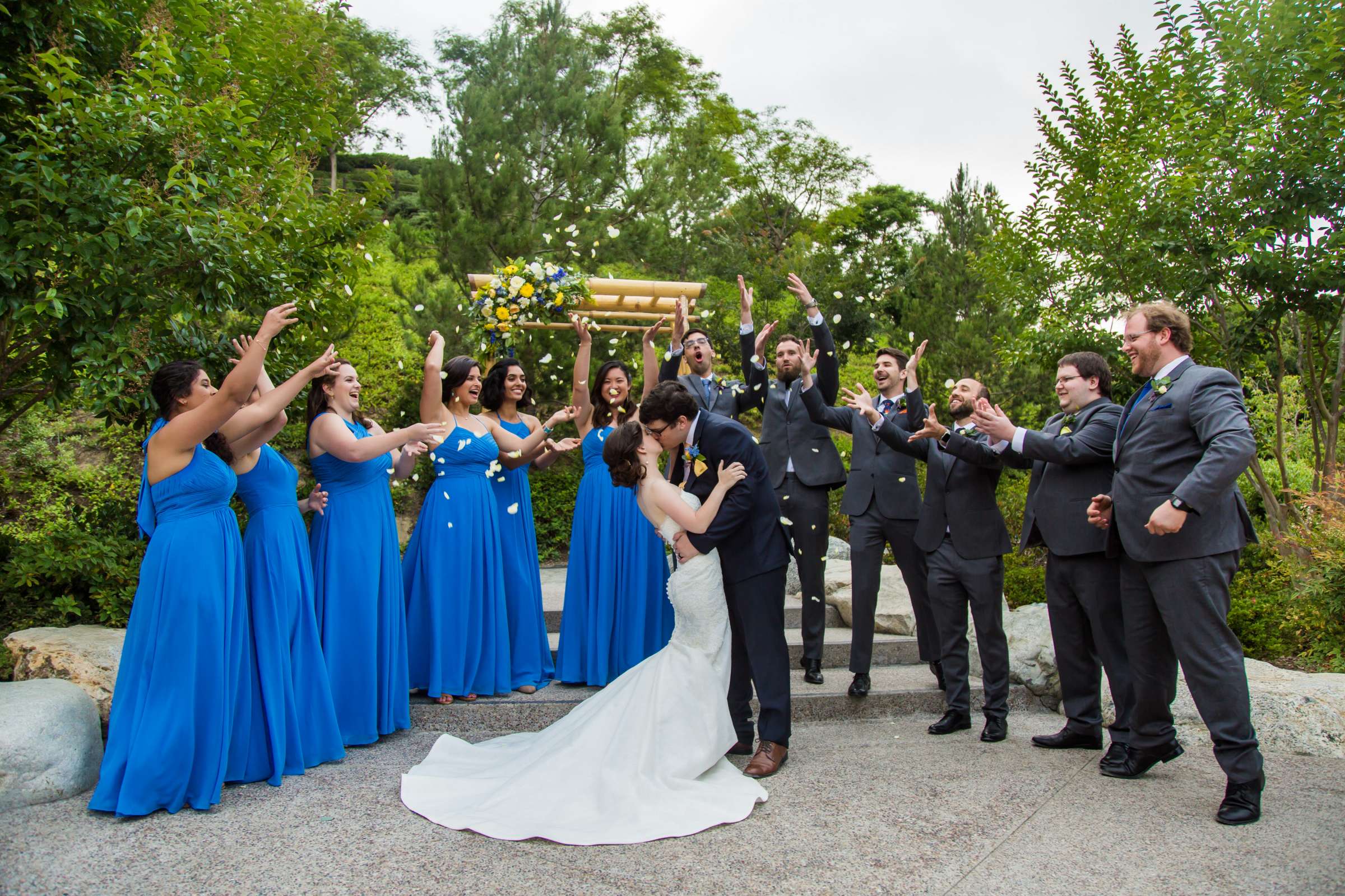 Japanese Friendship Garden Wedding coordinated by Elements of Style, Hailey and Peter Wedding Photo #21 by True Photography