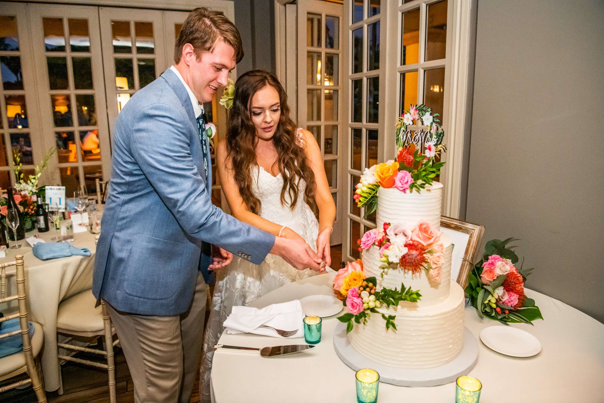 San Diego Mission Bay Resort Wedding coordinated by Cafe Au Love, Lauren and Adam Wedding Photo #133 by True Photography