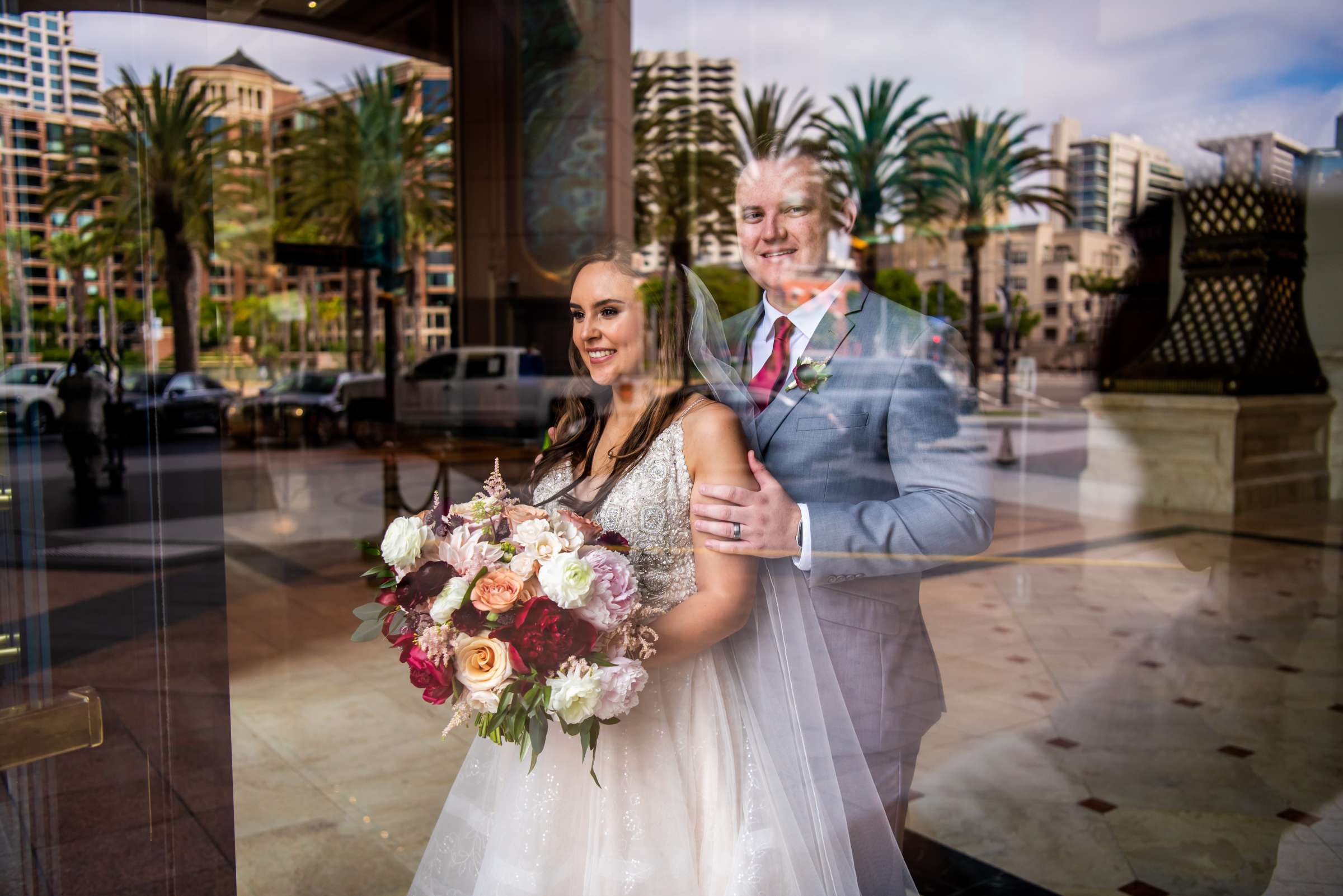 Manchester Grand Hyatt San Diego Wedding coordinated by First Comes Love Weddings & Events, Brittany and Chris Wedding Photo #11 by True Photography