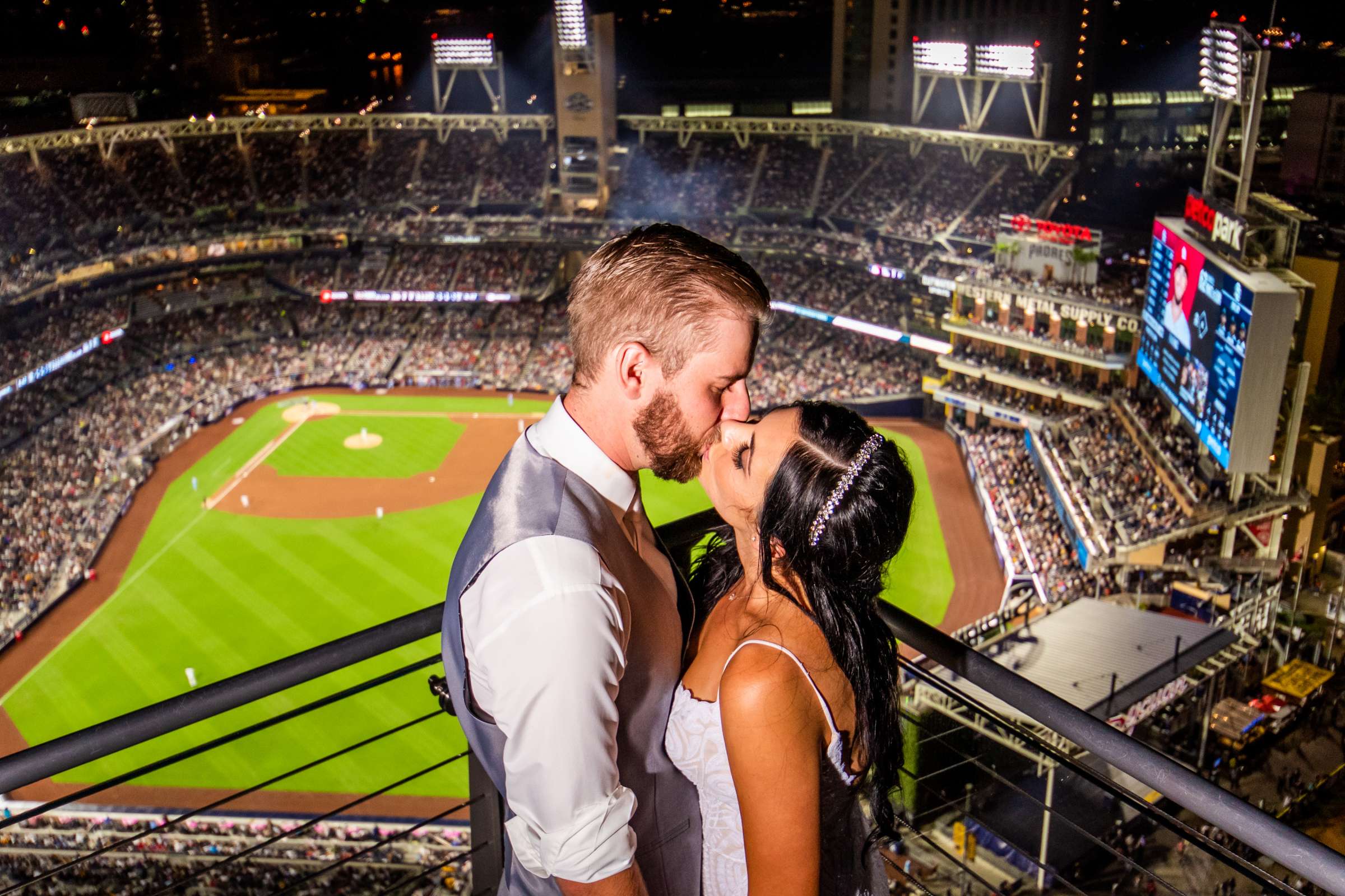 The Ultimate Skybox Wedding, Crimson and Matthew Wedding Photo #174 by True Photography