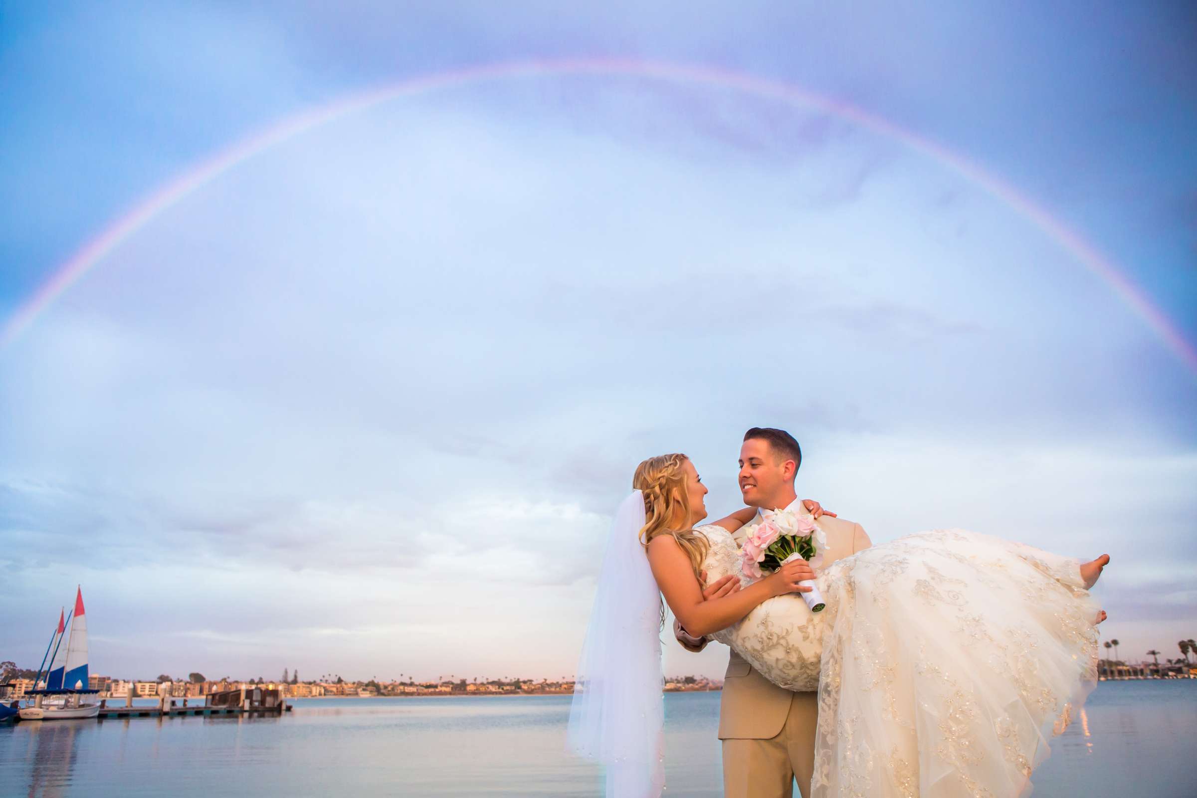 Catamaran Resort Wedding coordinated by Cafe Au Love, Nicole and Logan Wedding Photo #1 by True Photography