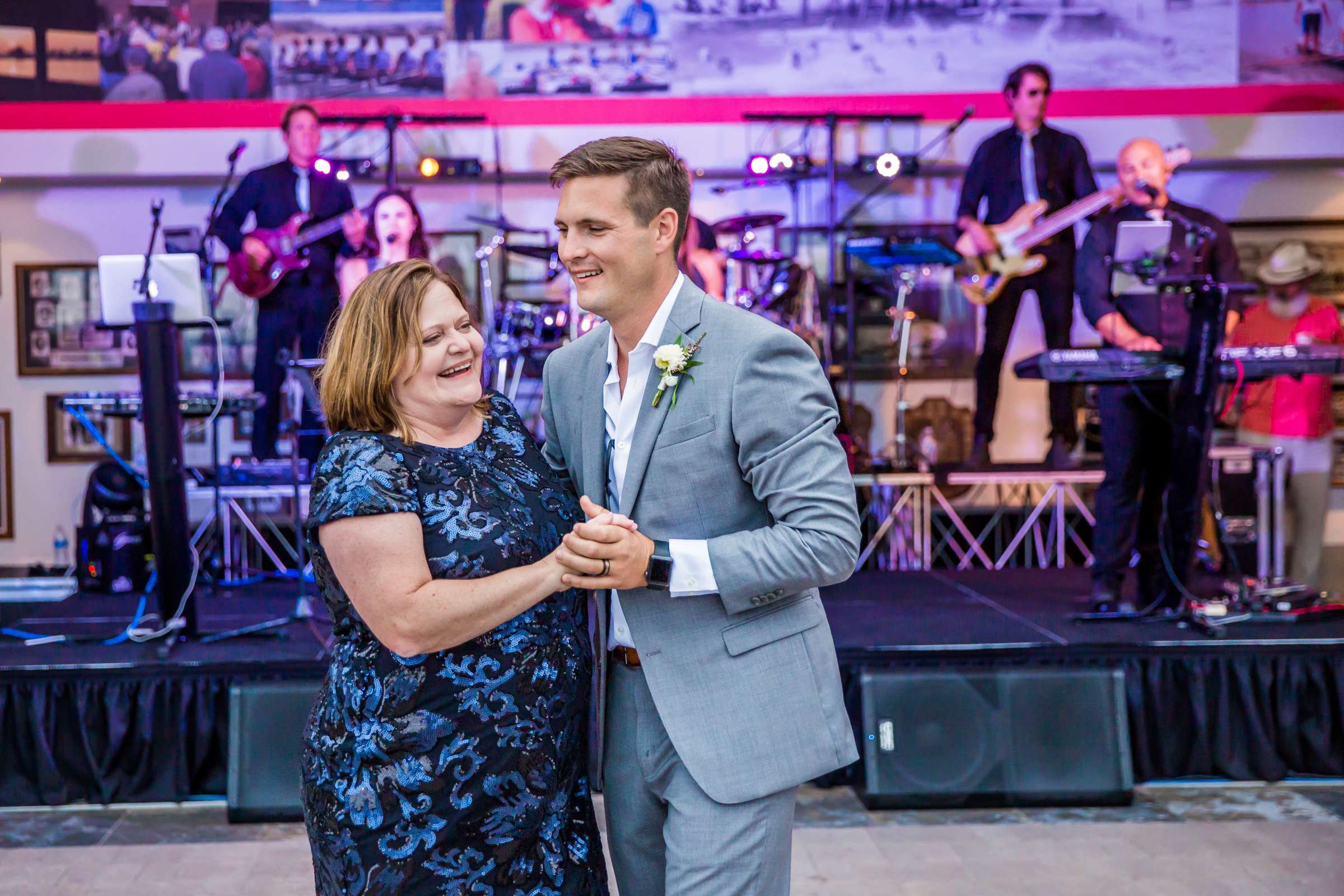 San Diego Rowing Club | The Garty Pavilion Wedding coordinated by Ivory + Stone Event Co., Emily and Tommy Wedding Photo #138 by True Photography