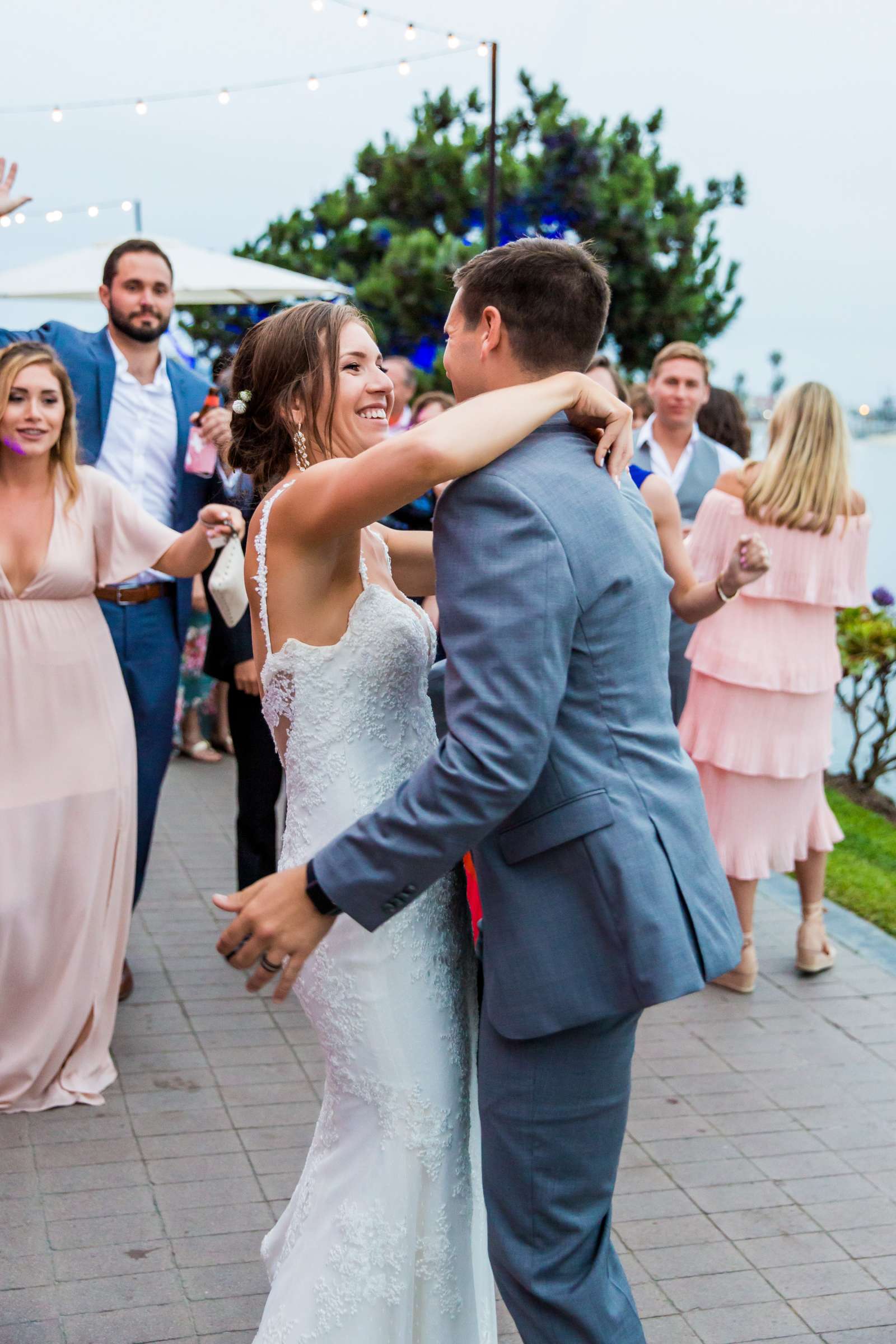 San Diego Rowing Club | The Garty Pavilion Wedding coordinated by Ivory + Stone Event Co., Emily and Tommy Wedding Photo #141 by True Photography