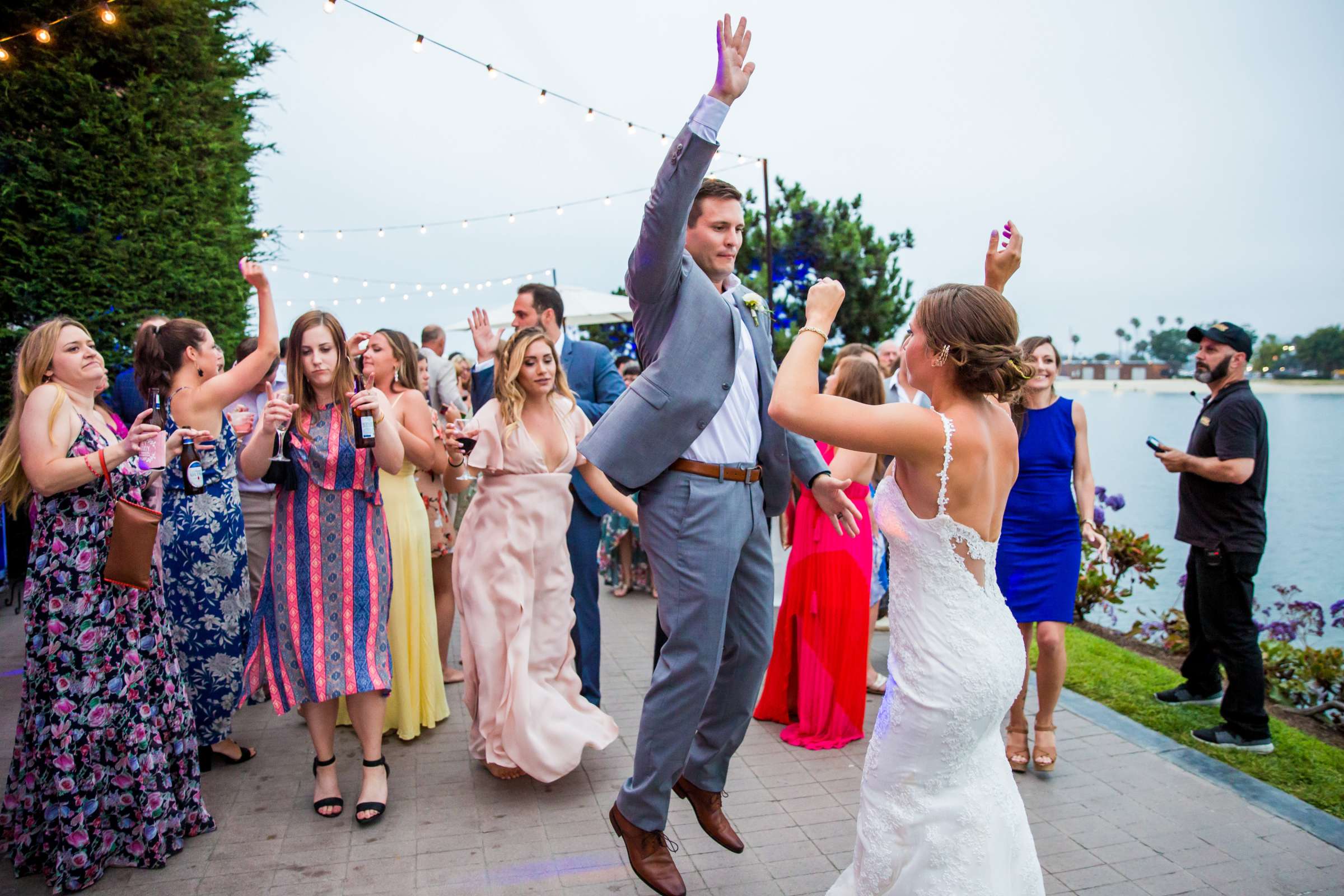 San Diego Rowing Club | The Garty Pavilion Wedding coordinated by Ivory + Stone Event Co., Emily and Tommy Wedding Photo #143 by True Photography