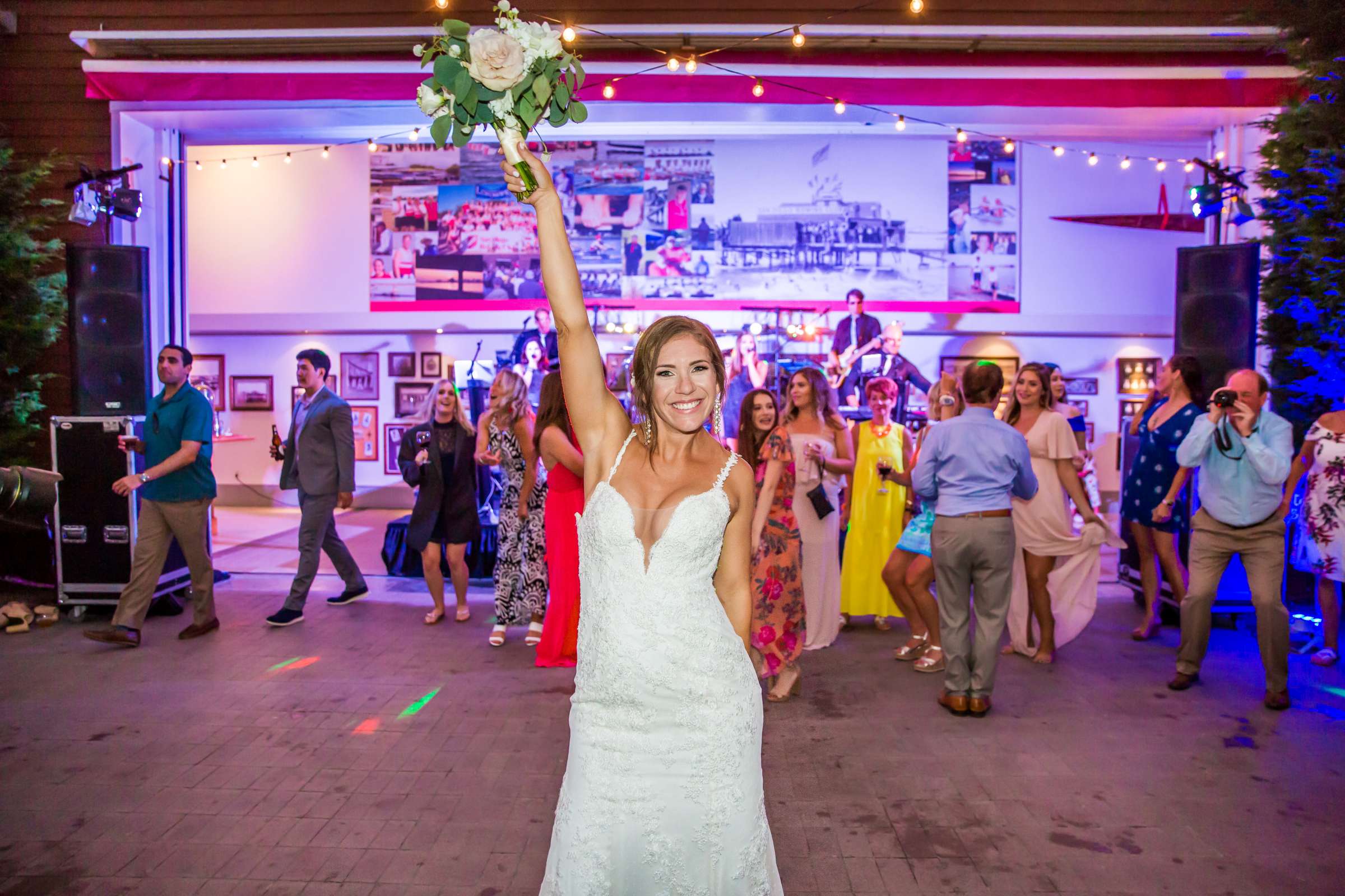 San Diego Rowing Club | The Garty Pavilion Wedding coordinated by Ivory + Stone Event Co., Emily and Tommy Wedding Photo #147 by True Photography