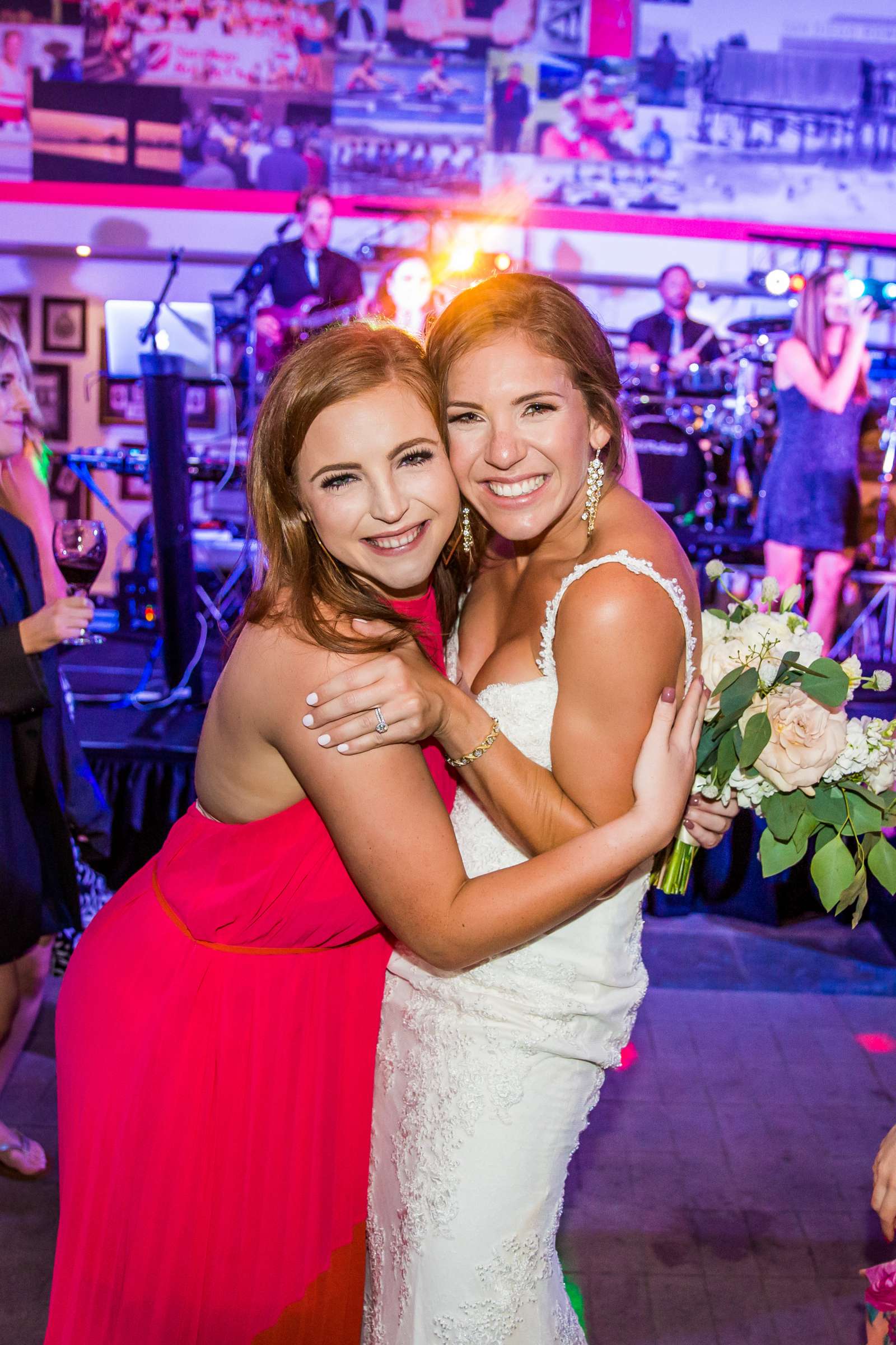 San Diego Rowing Club | The Garty Pavilion Wedding coordinated by Ivory + Stone Event Co., Emily and Tommy Wedding Photo #150 by True Photography