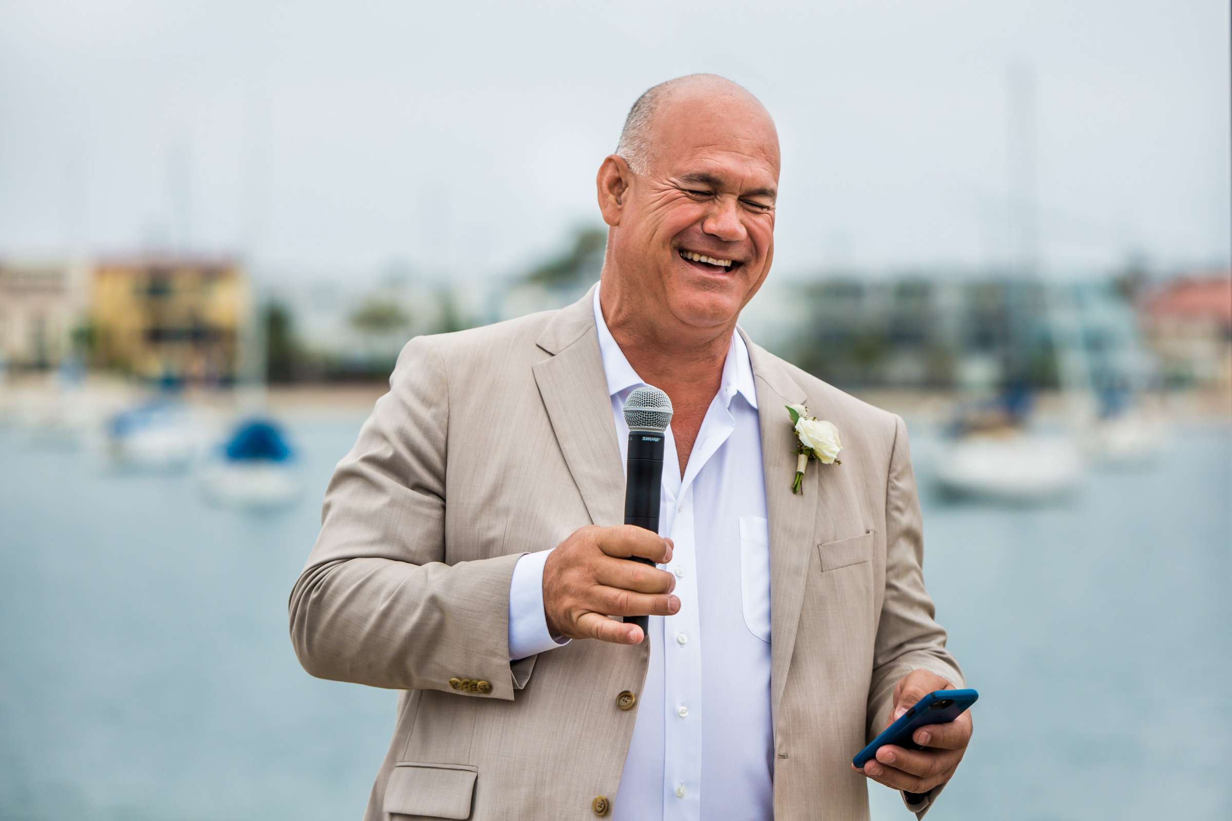 San Diego Rowing Club | The Garty Pavilion Wedding coordinated by Ivory + Stone Event Co., Emily and Tommy Wedding Photo #115 by True Photography