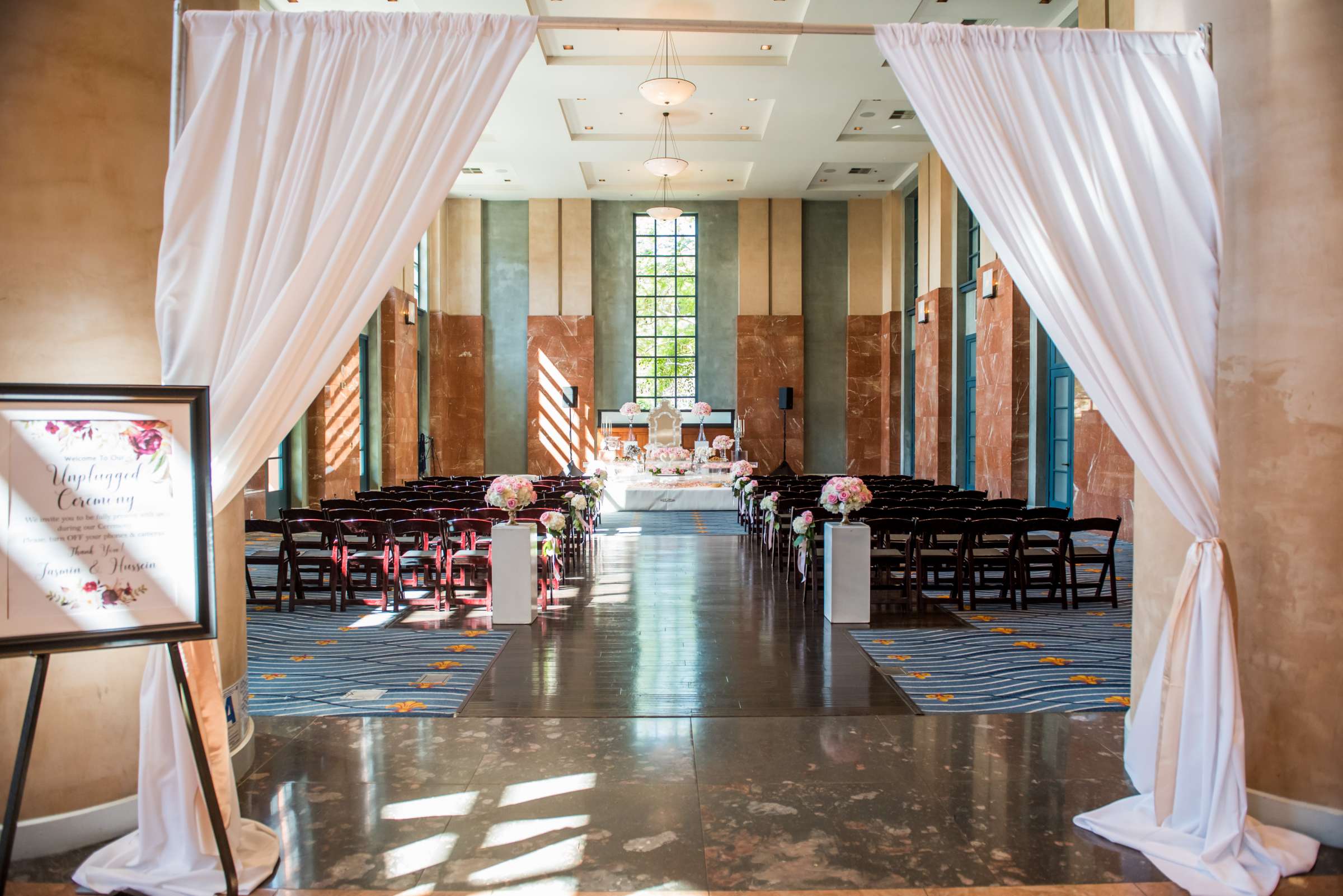 Hyatt Regency La Jolla Wedding coordinated by At Your Side Planning, Hussein and Jasmin Wedding Photo #55 by True Photography