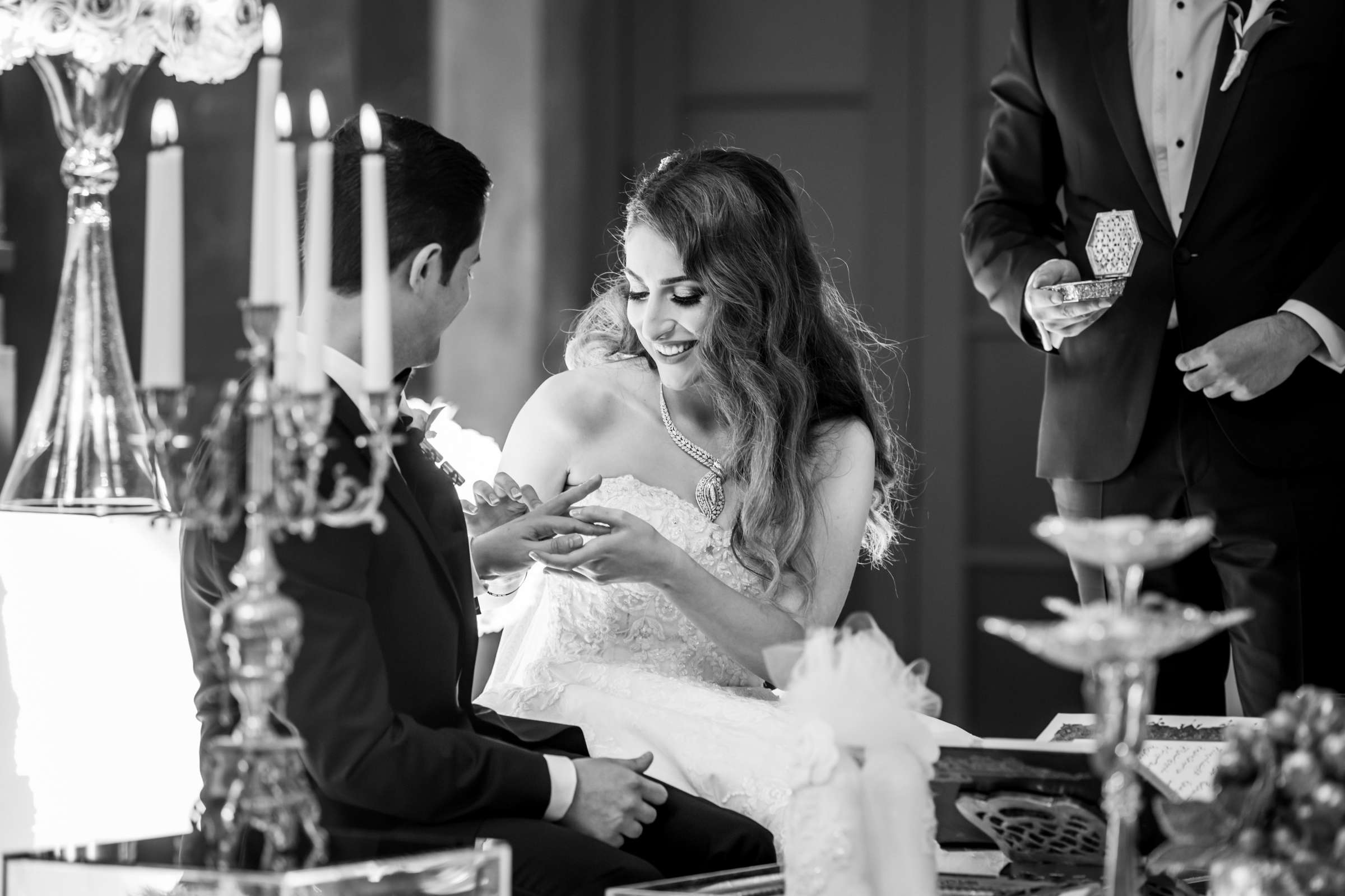 Hyatt Regency La Jolla Wedding coordinated by At Your Side Planning, Hussein and Jasmin Wedding Photo #80 by True Photography