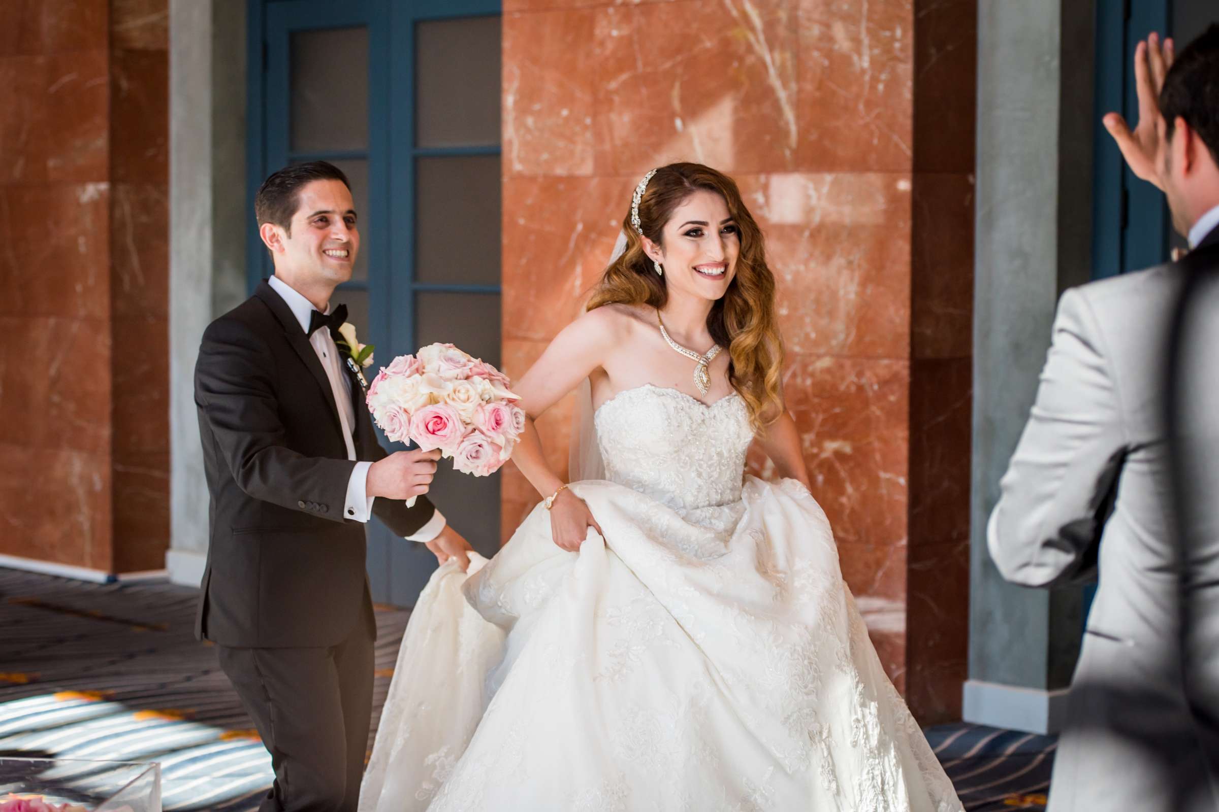 Hyatt Regency La Jolla Wedding coordinated by At Your Side Planning, Hussein and Jasmin Wedding Photo #85 by True Photography