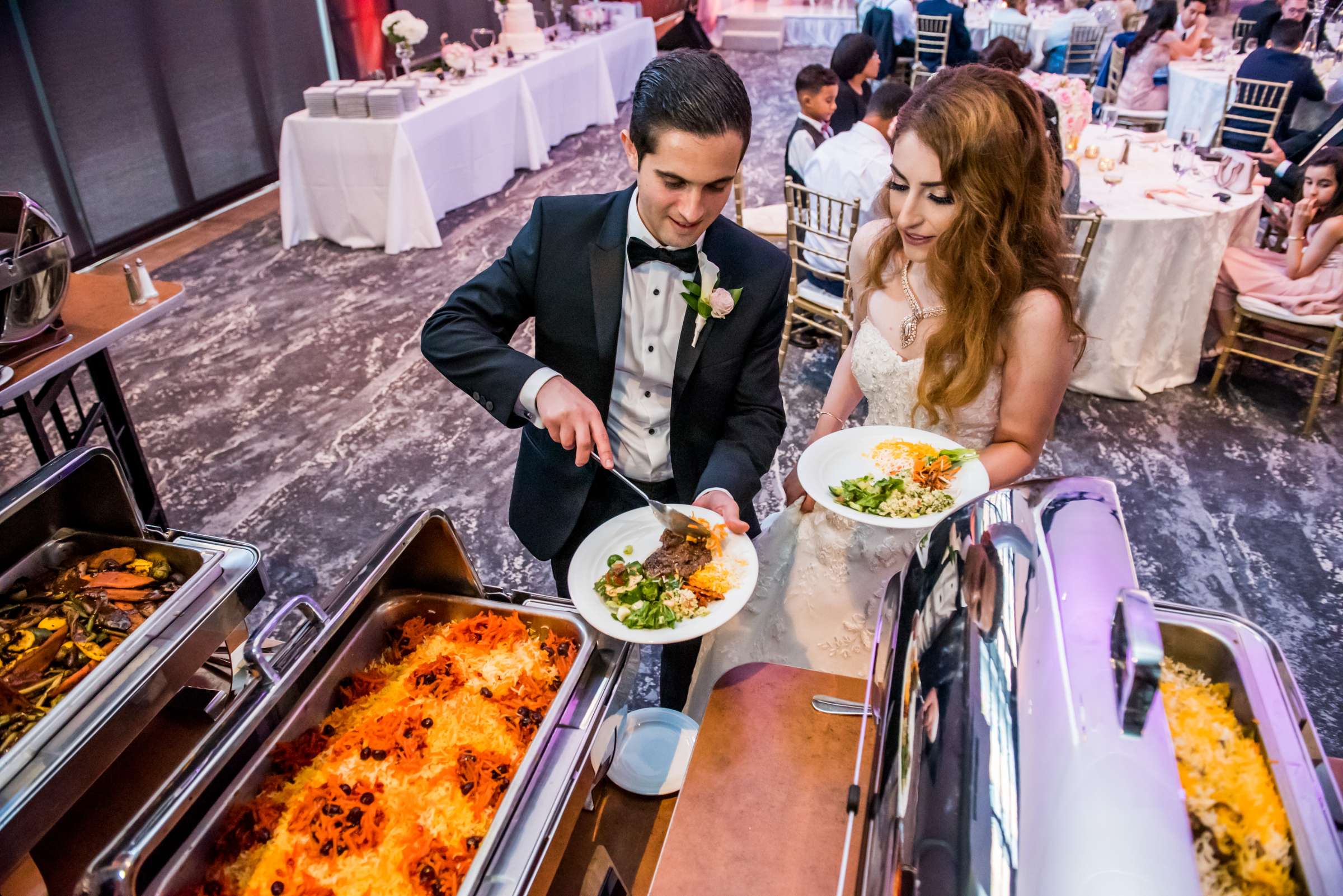 Hyatt Regency La Jolla Wedding coordinated by At Your Side Planning, Hussein and Jasmin Wedding Photo #126 by True Photography