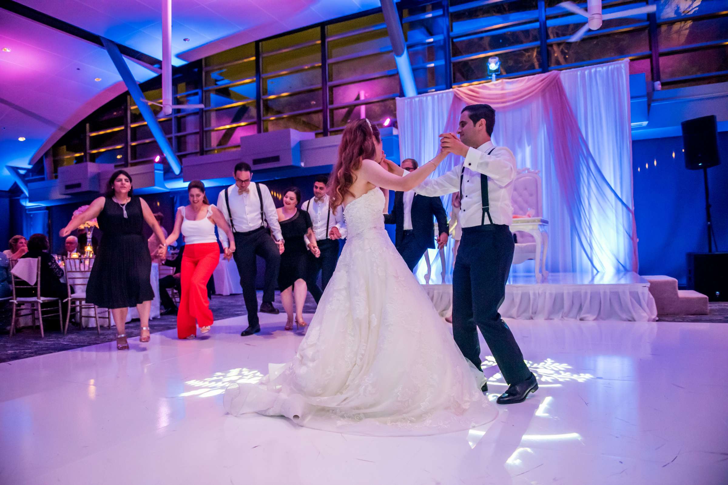 Hyatt Regency La Jolla Wedding coordinated by At Your Side Planning, Hussein and Jasmin Wedding Photo #147 by True Photography