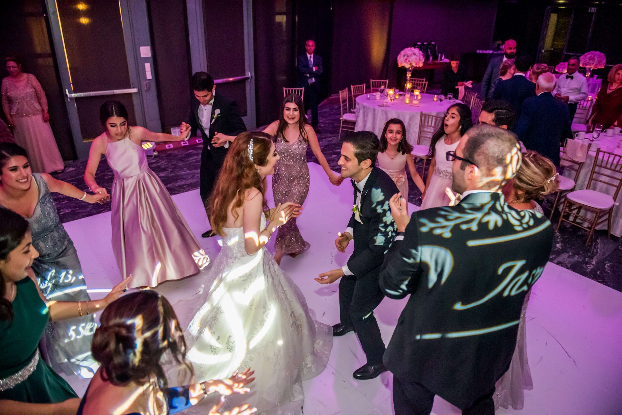 Hyatt Regency La Jolla Wedding coordinated by At Your Side Planning, Hussein and Jasmin Wedding Photo #148 by True Photography