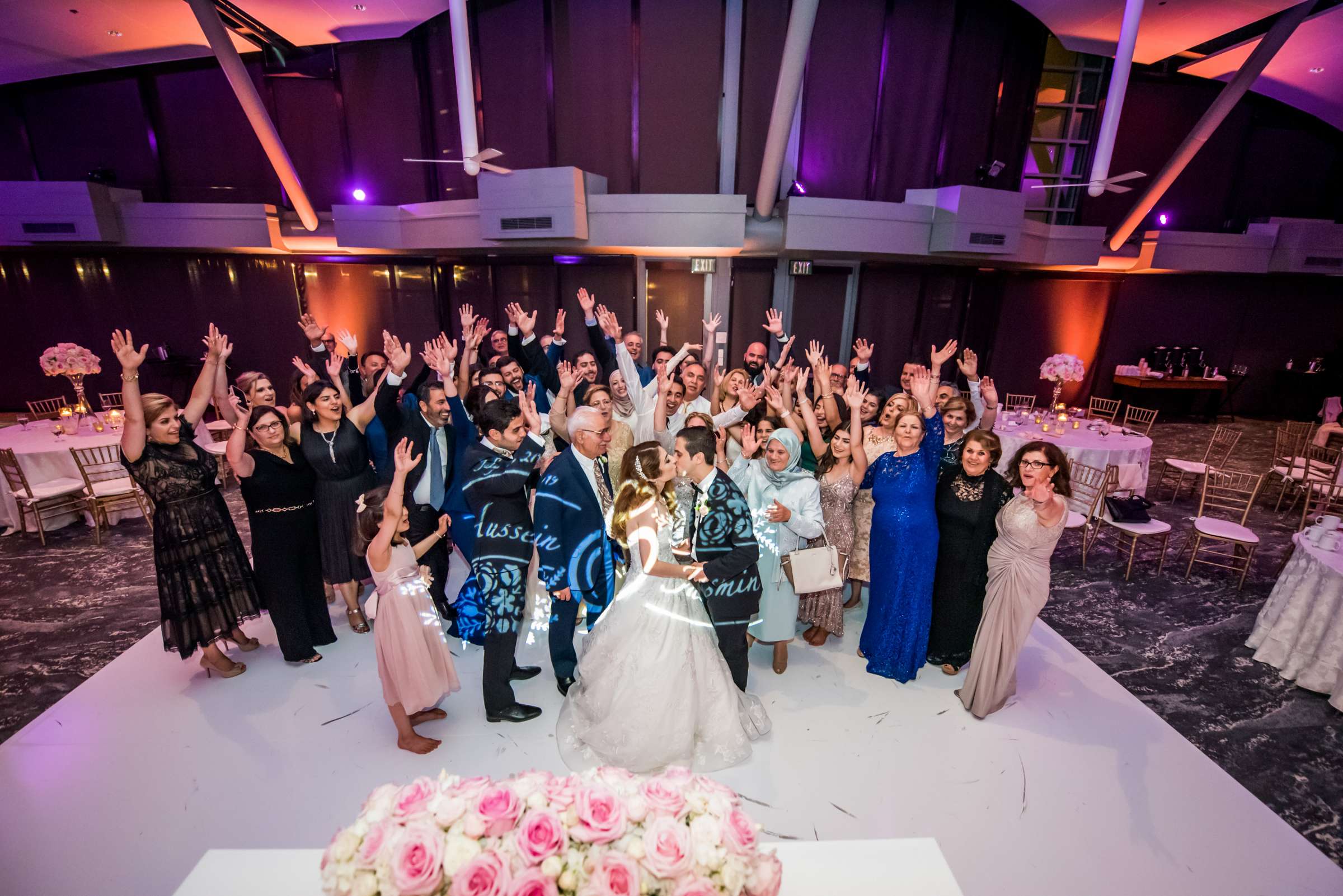 Hyatt Regency La Jolla Wedding coordinated by At Your Side Planning, Hussein and Jasmin Wedding Photo #151 by True Photography