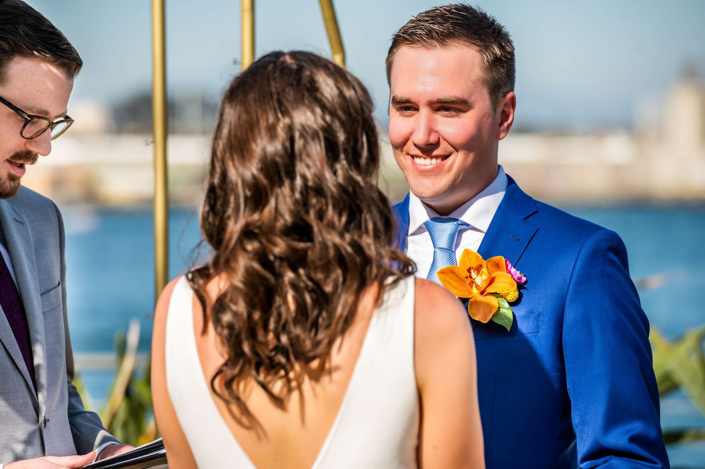 Coronado Island Marriott Resort & Spa Wedding coordinated by Moments Remembered Events, Elizabeth and Michael Wedding Photo #14 by True Photography