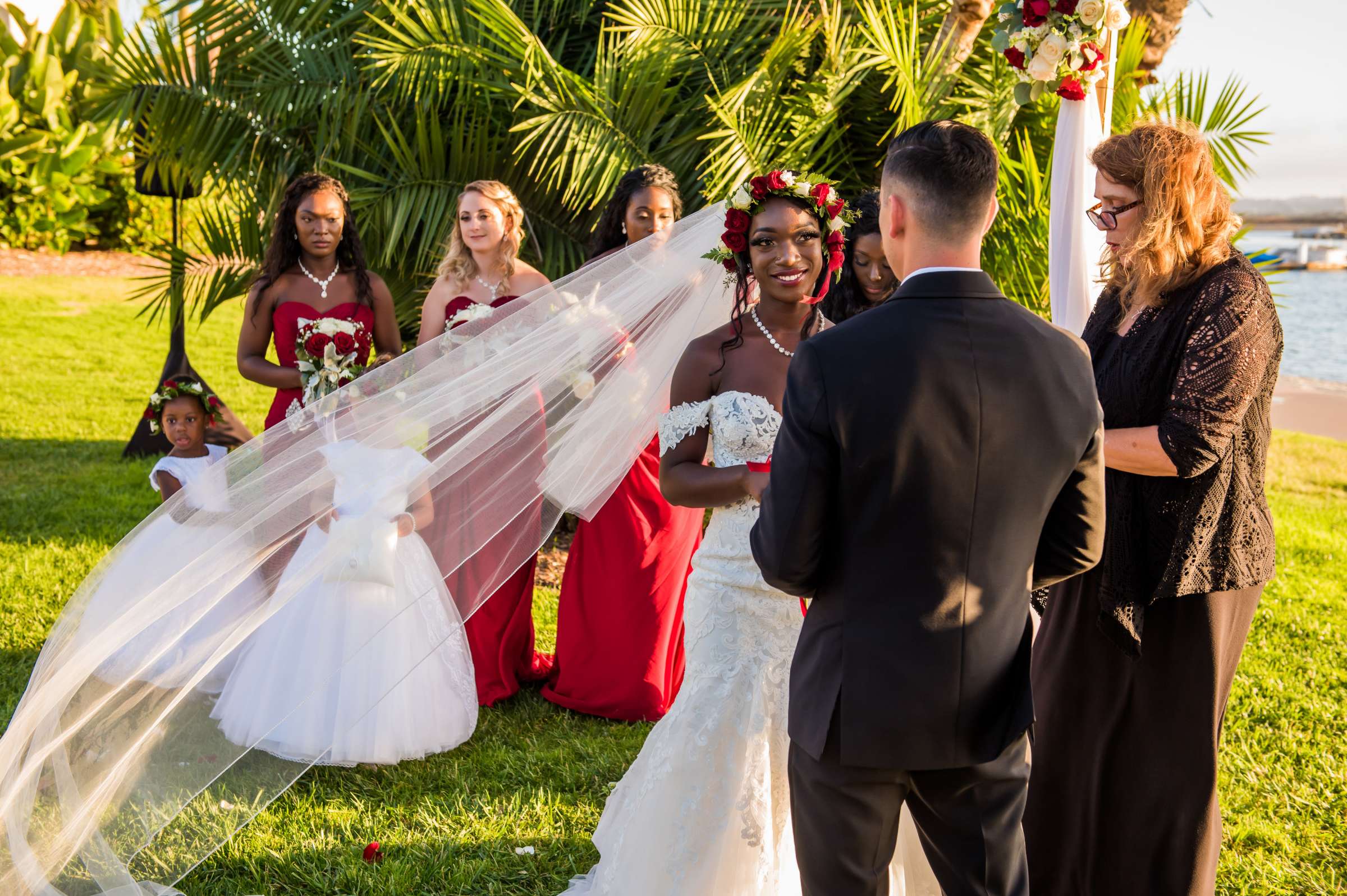 San Diego Mission Bay Resort Wedding coordinated by Elements of Style, Tete and Claudio Wedding Photo #57 by True Photography