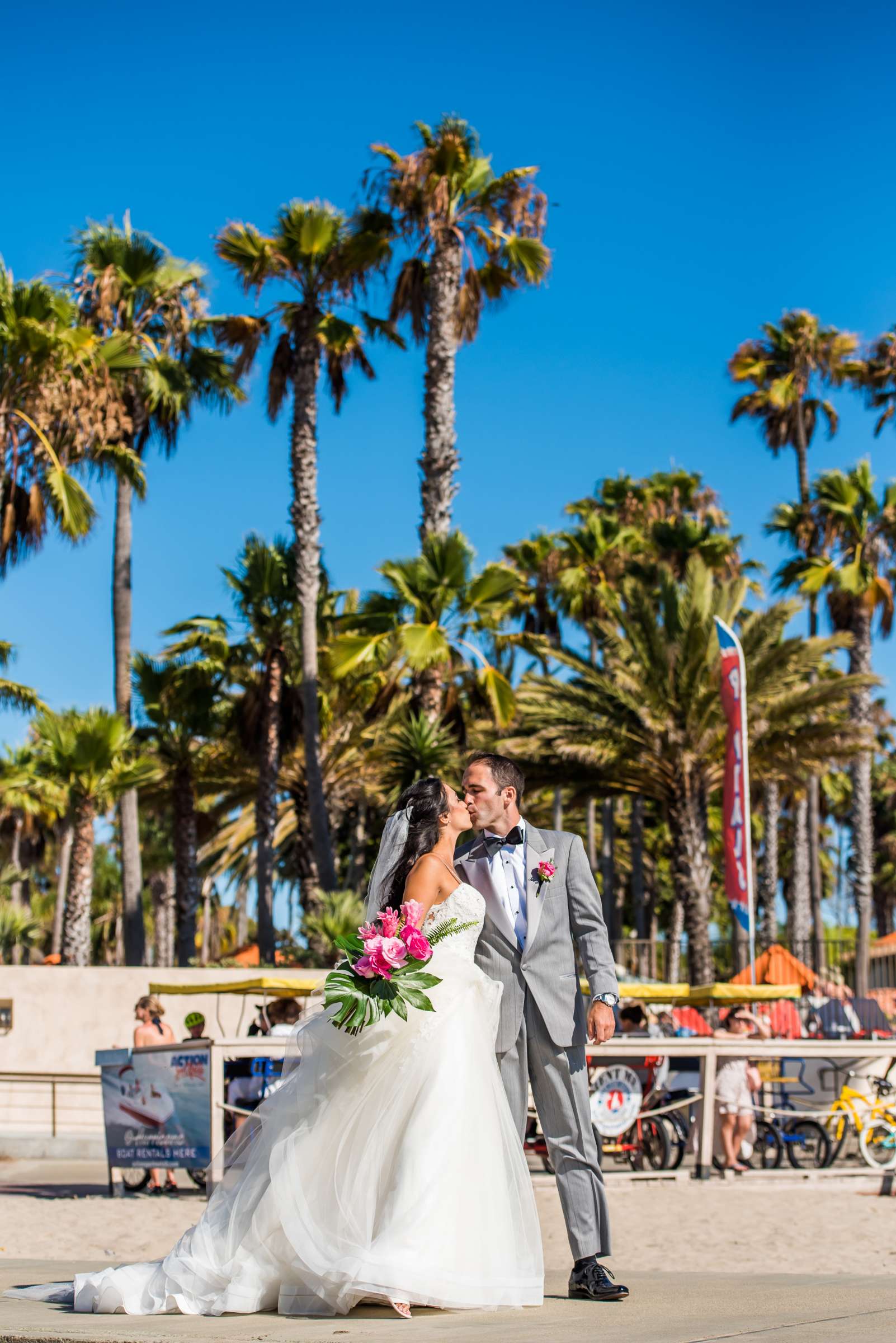 San Diego Mission Bay Resort Wedding coordinated by Events by KK, Leead and Adam Wedding Photo #12 by True Photography