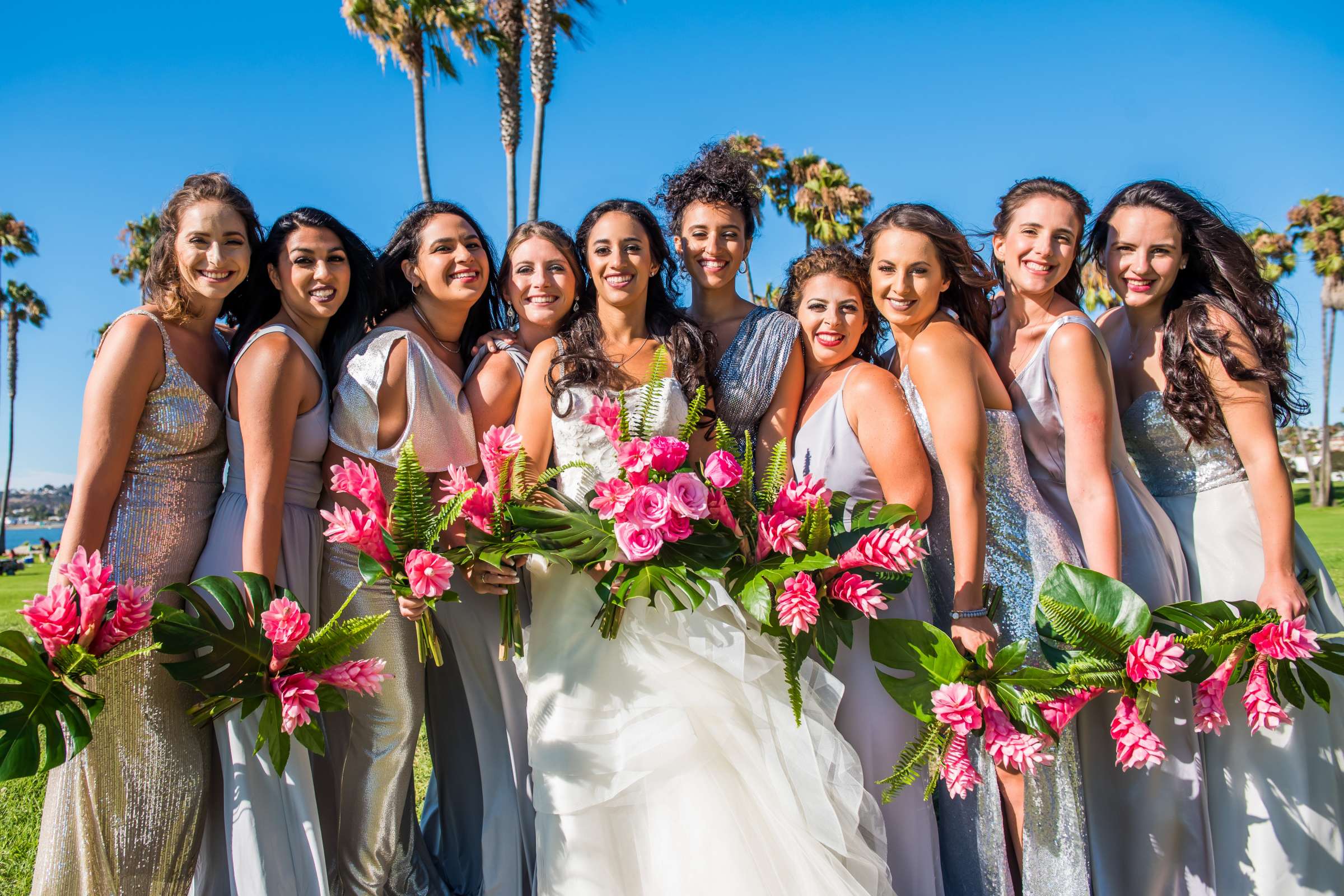 San Diego Mission Bay Resort Wedding coordinated by Events by KK, Leead and Adam Wedding Photo #44 by True Photography