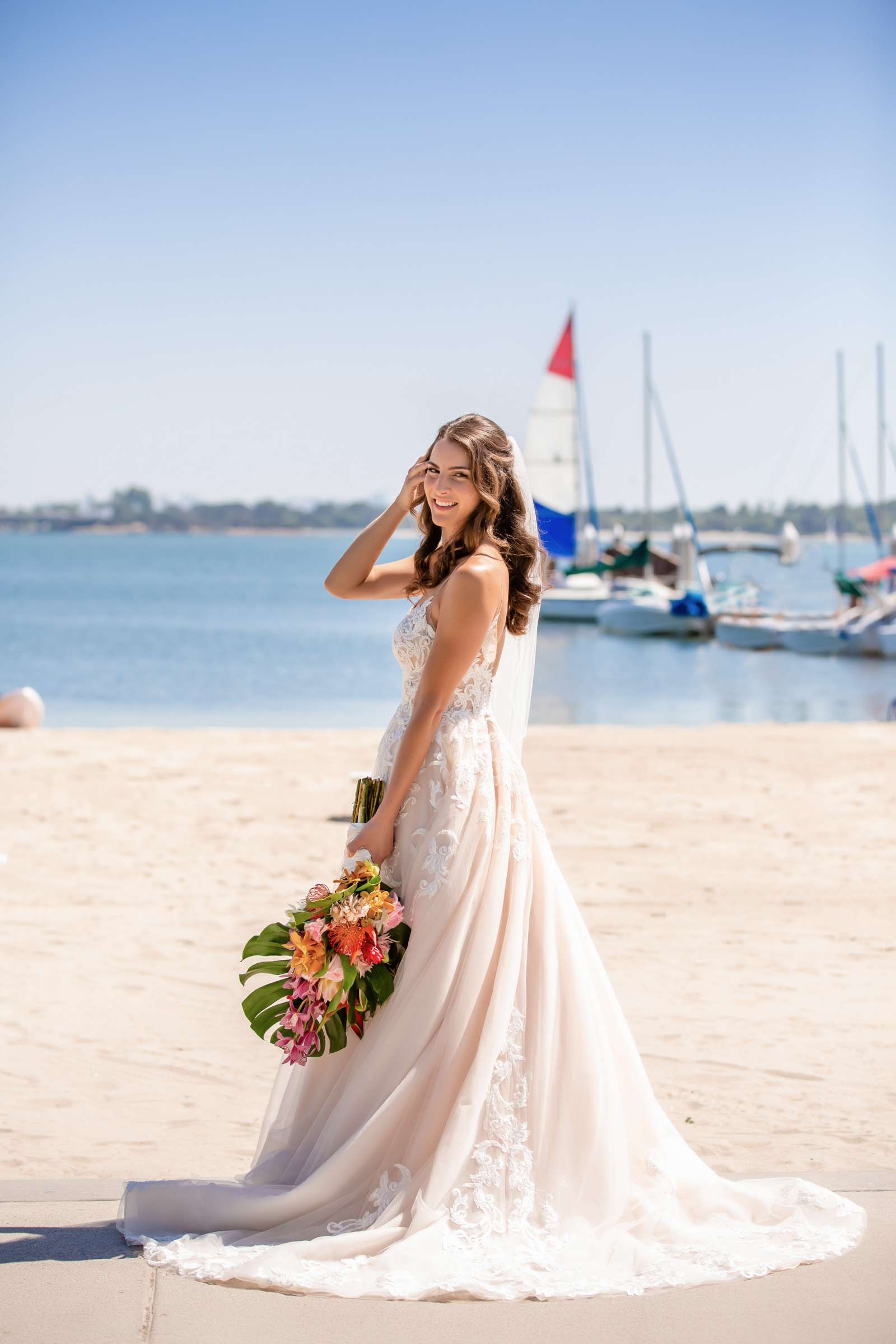 Catamaran Resort Wedding coordinated by Anns Plans, Liz and Bryce Wedding Photo #5 by True Photography