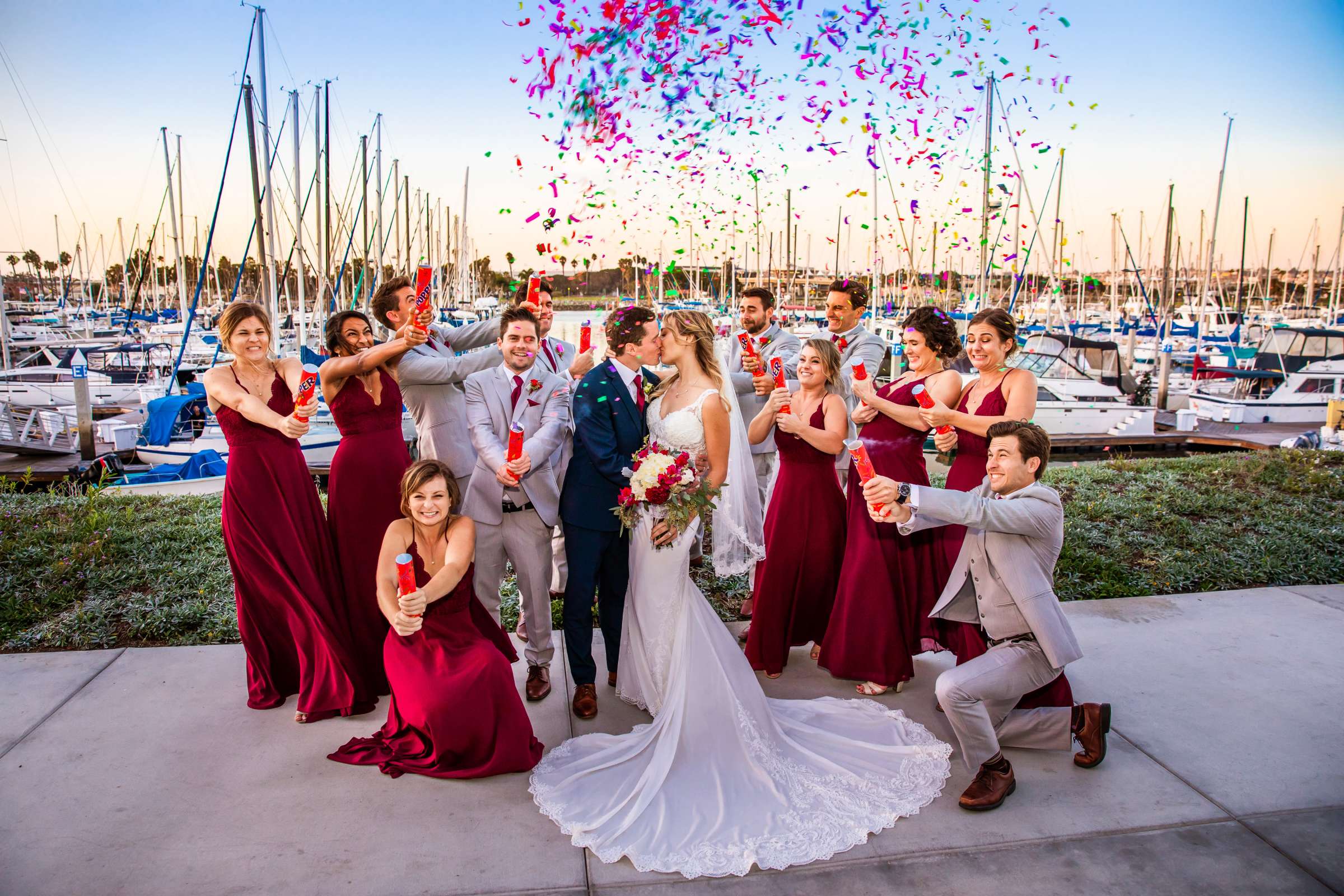 Harbor View Loft Wedding coordinated by Personal Touch Dining, Josh and Summer Wedding Photo #93 by True Photography