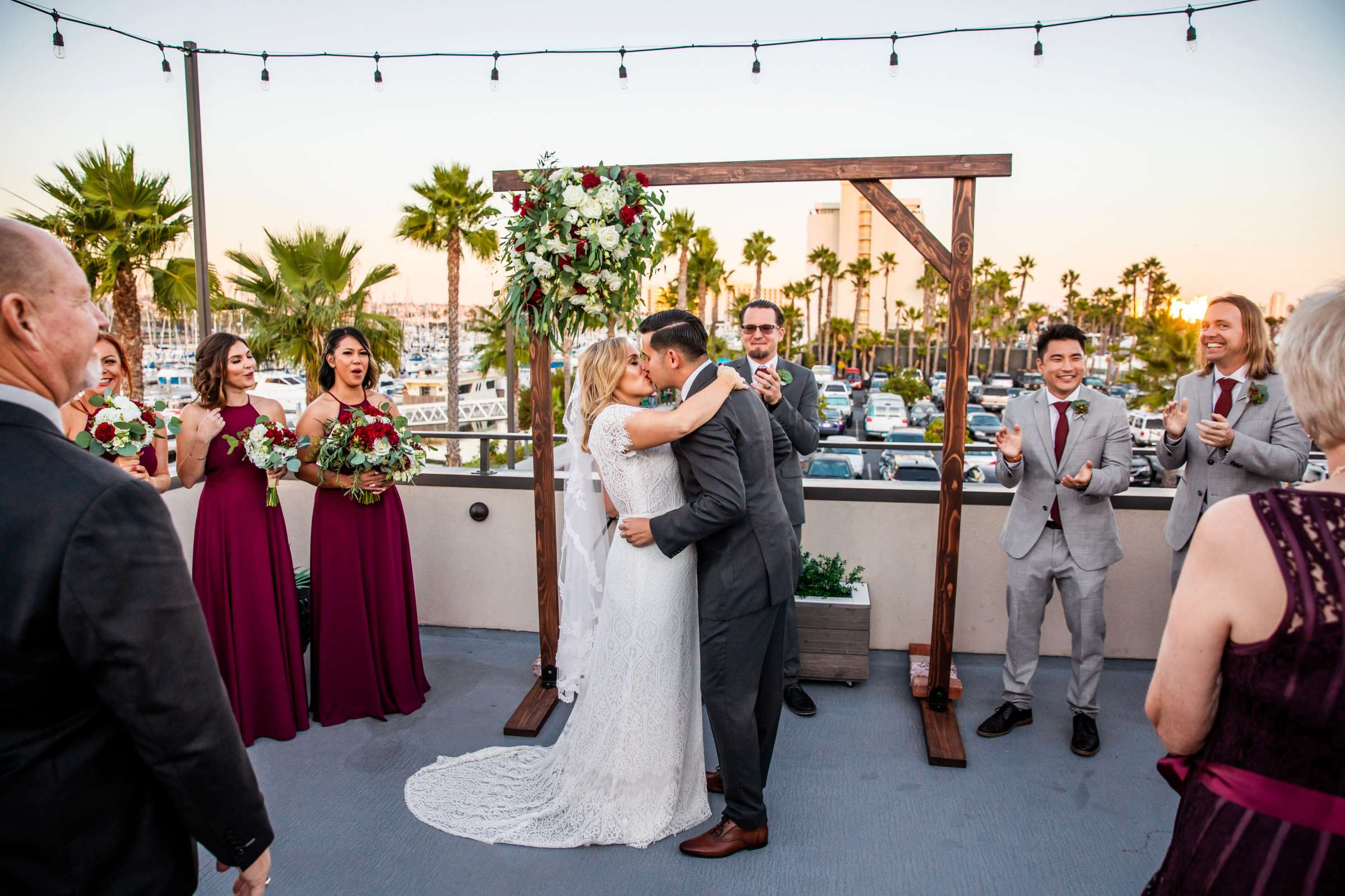 Harbor View Loft Wedding, Kelley and Aaron Wedding Photo #93 by True Photography