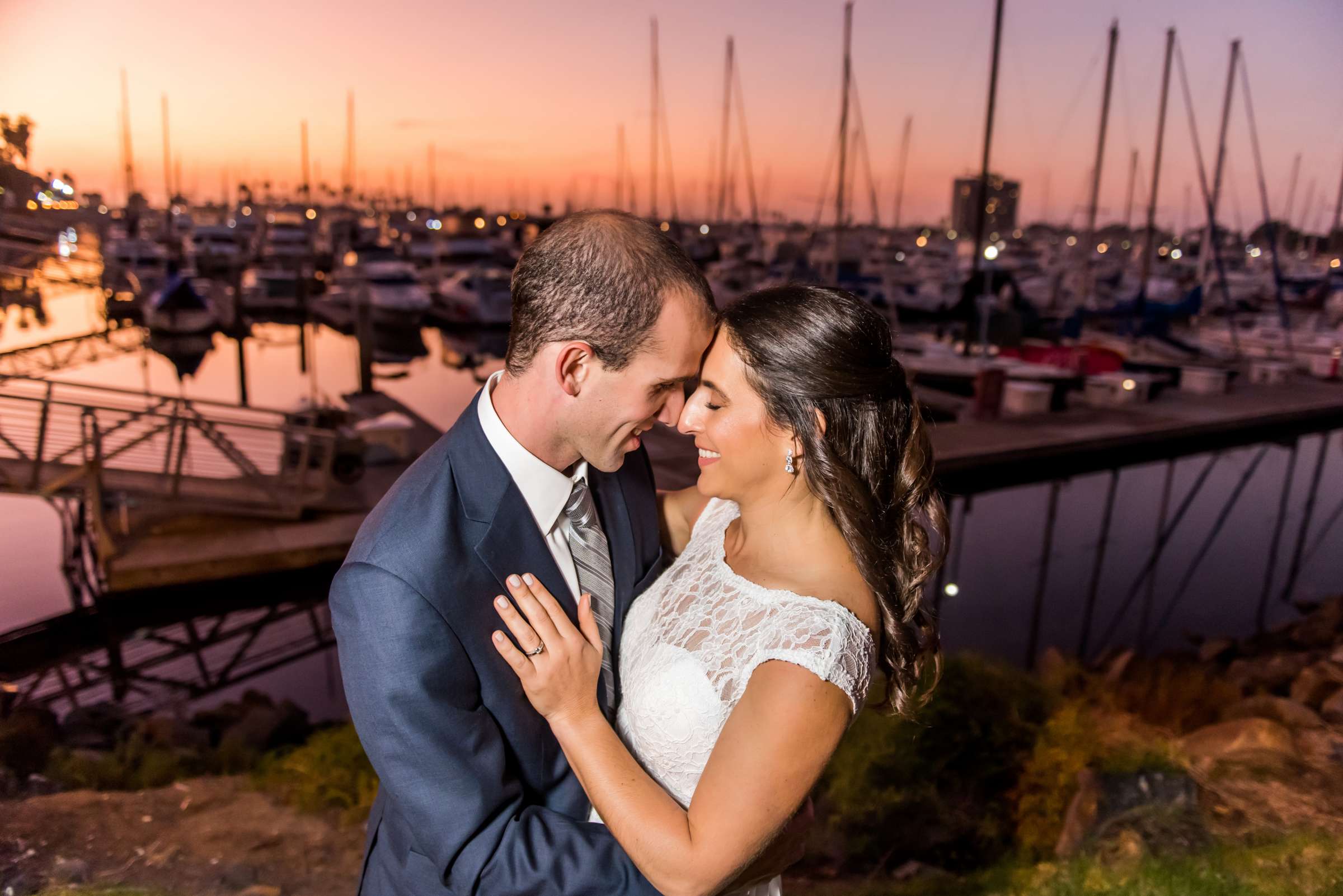 Marina Village Conference Center Wedding coordinated by Sloane Sisters Event Co., Miriam and Jesse Wedding Photo #1 by True Photography