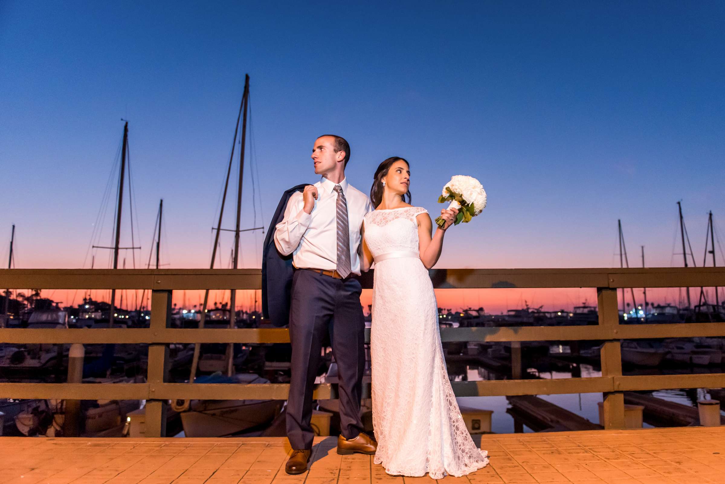 Marina Village Conference Center Wedding coordinated by Sloane Sisters Event Co., Miriam and Jesse Wedding Photo #133 by True Photography