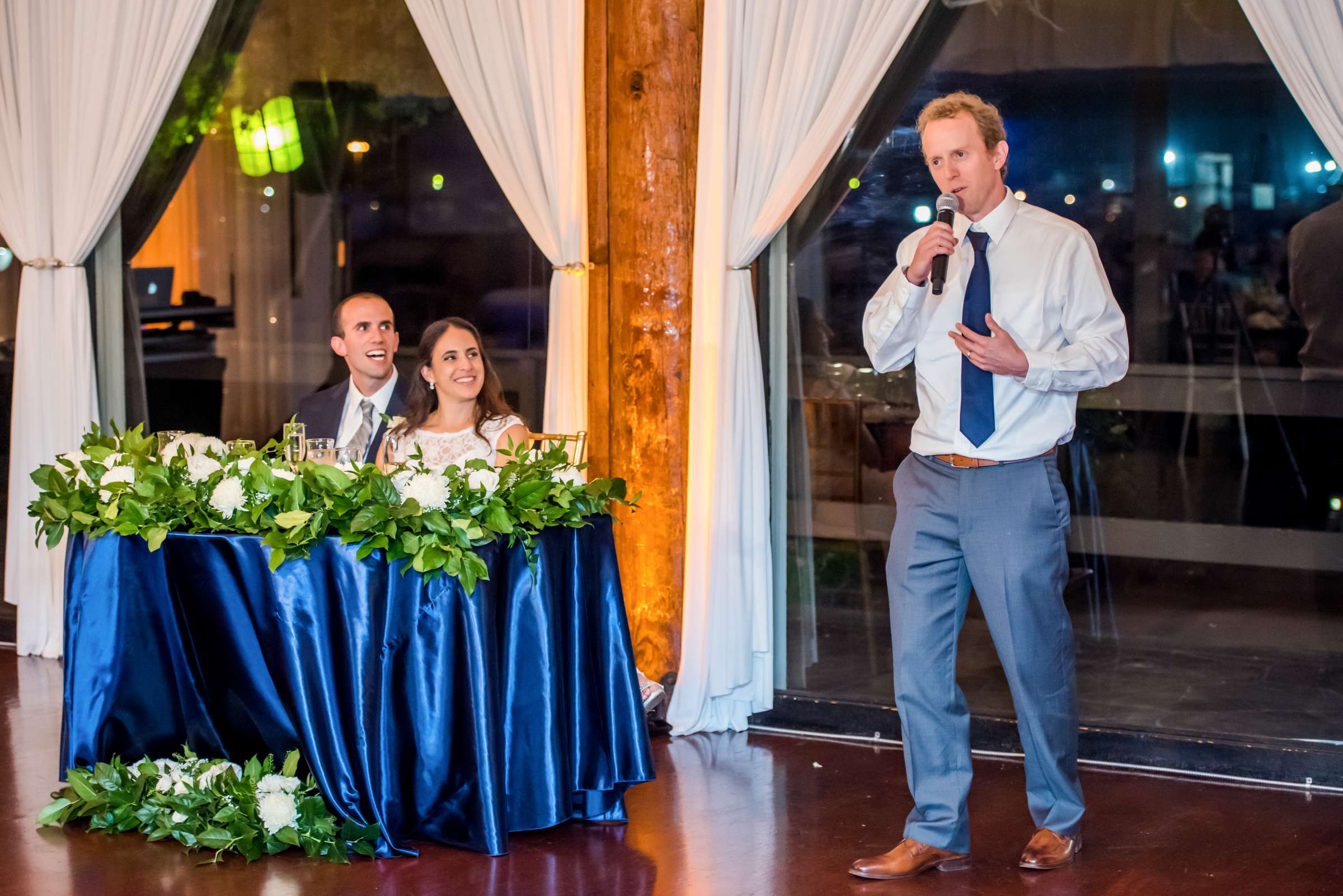 Marina Village Conference Center Wedding coordinated by Sloane Sisters Event Co., Miriam and Jesse Wedding Photo #165 by True Photography