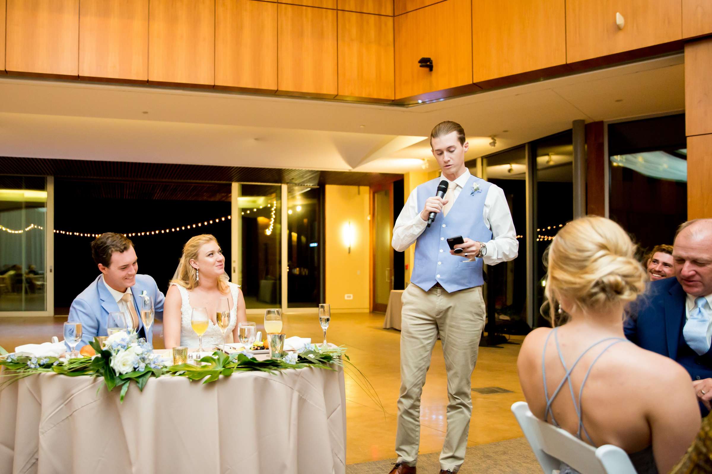 Scripps Seaside Forum Wedding coordinated by I Do Weddings, Megan and Garth Wedding Photo #152 by True Photography