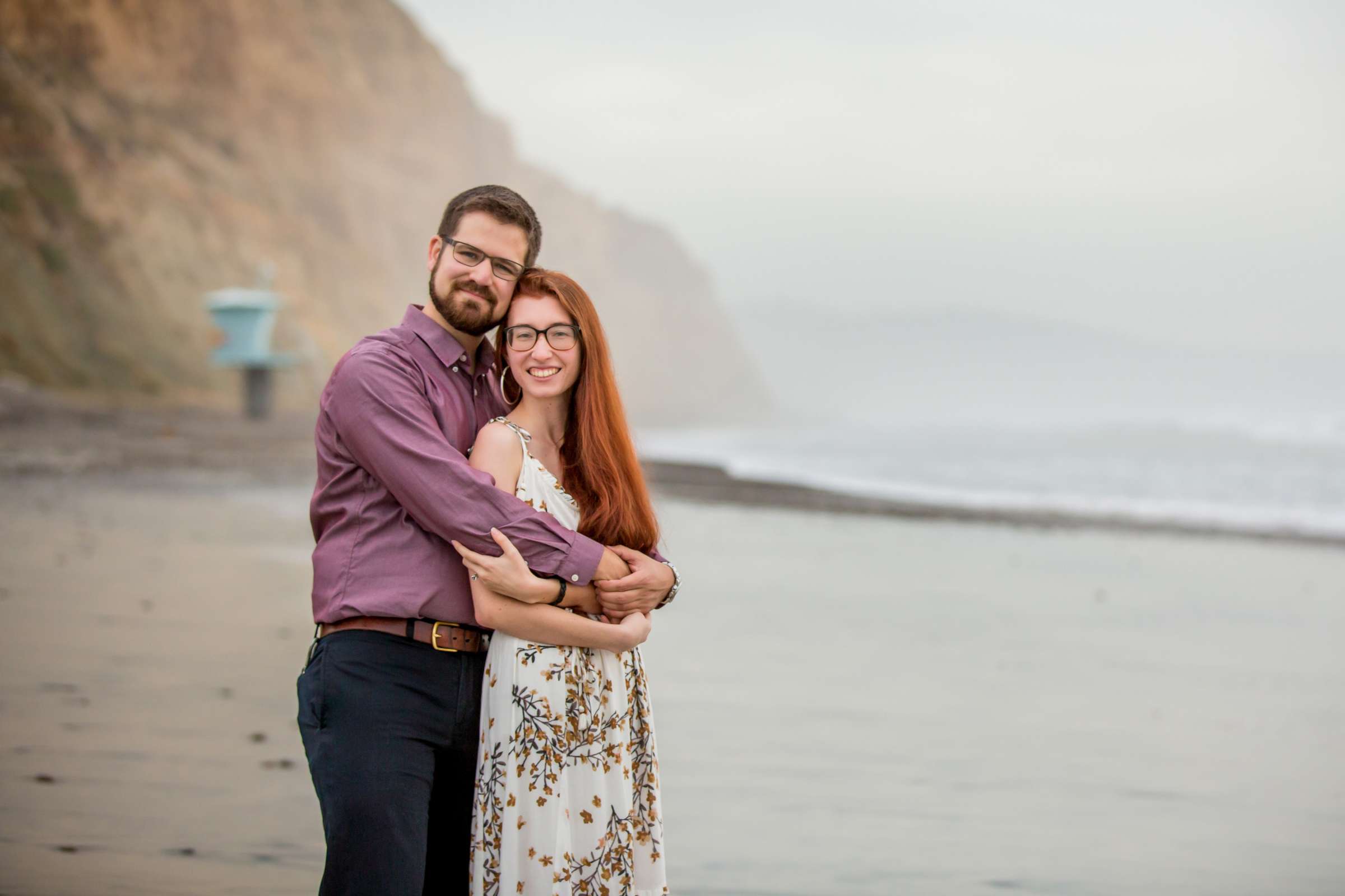 Torrey Pines State Natural Reserve Engagement, Megan and James Engagement Photo #11 by True Photography