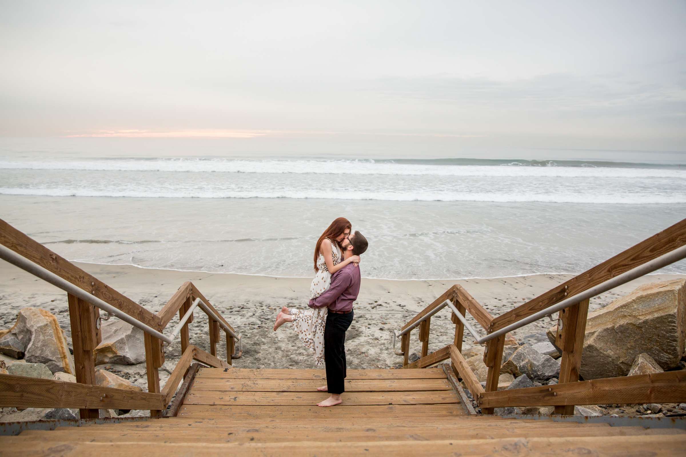 Torrey Pines State Natural Reserve Engagement, Megan and James Engagement Photo #26 by True Photography