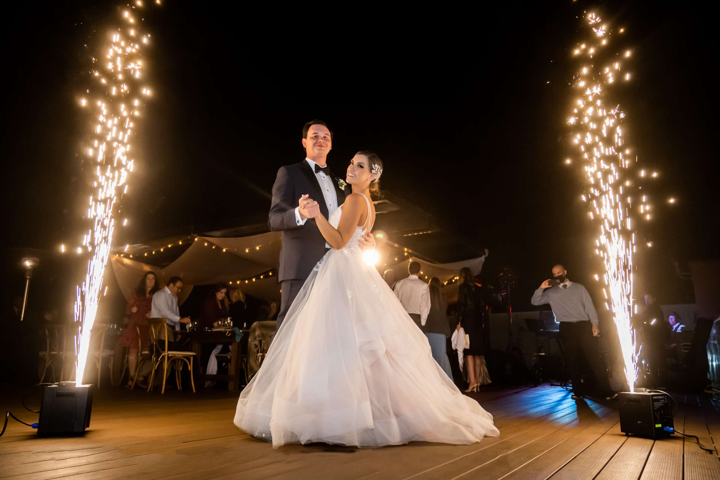 La Jolla Cove Rooftop Wedding coordinated by The Abbey Catering, Sabrina and Zachary Wedding Photo #129 by True Photography