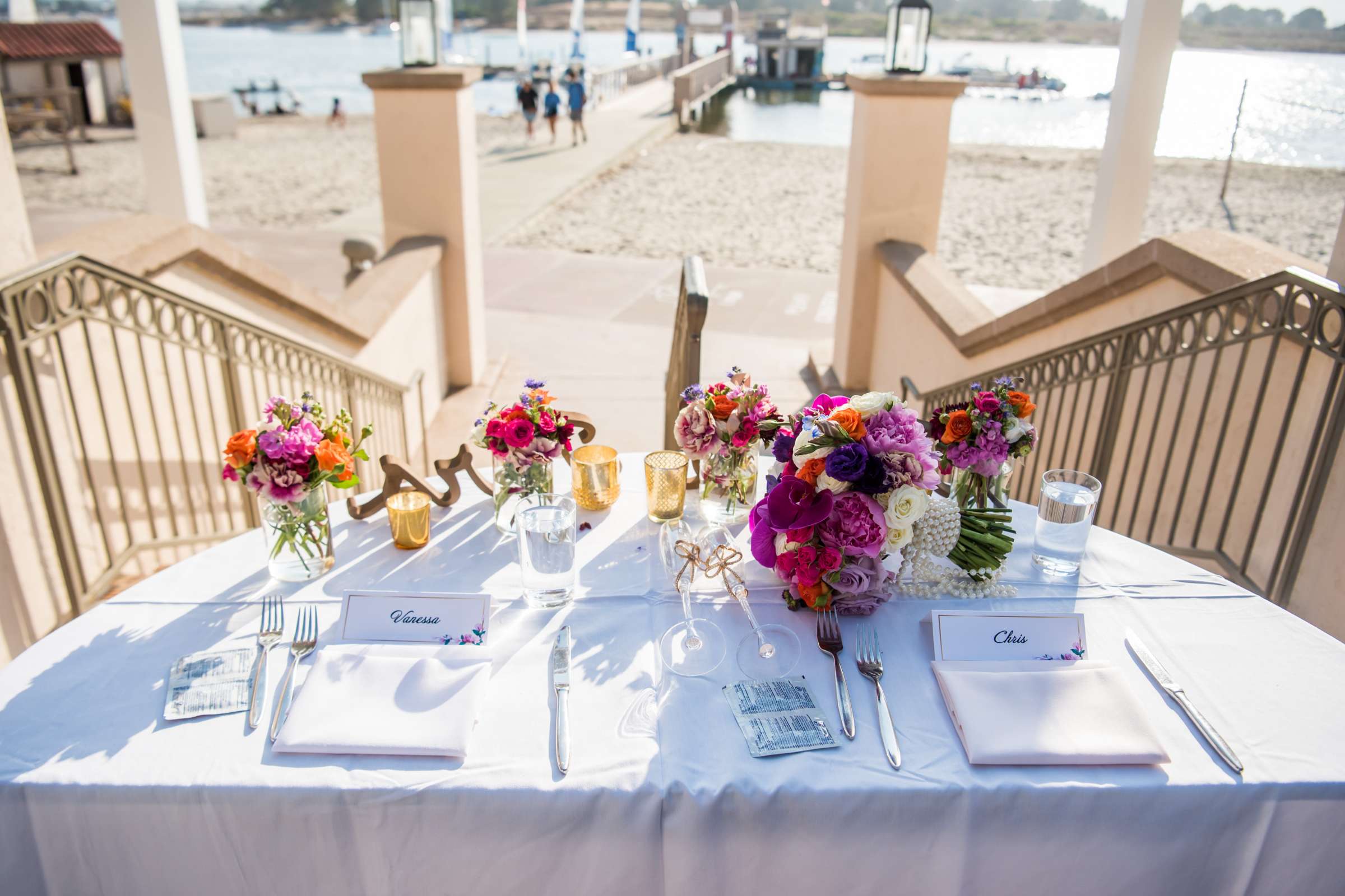 San Diego Mission Bay Resort Wedding coordinated by SD Weddings by Gina, Vanessa and Chris Wedding Photo #151 by True Photography