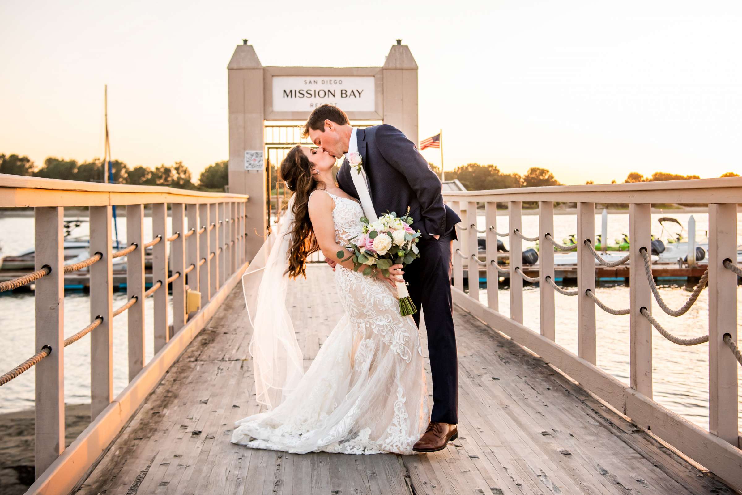 San Diego Mission Bay Resort Wedding coordinated by Elements of Style, Maggie and Eric Wedding Photo #10 by True Photography