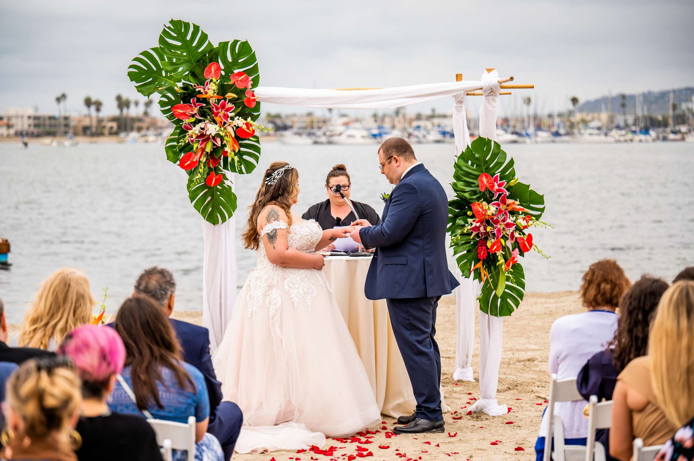 Bahia Hotel Wedding coordinated by Blissful Weddings & Co., Natalie and Joe Wedding Photo #18 by True Photography