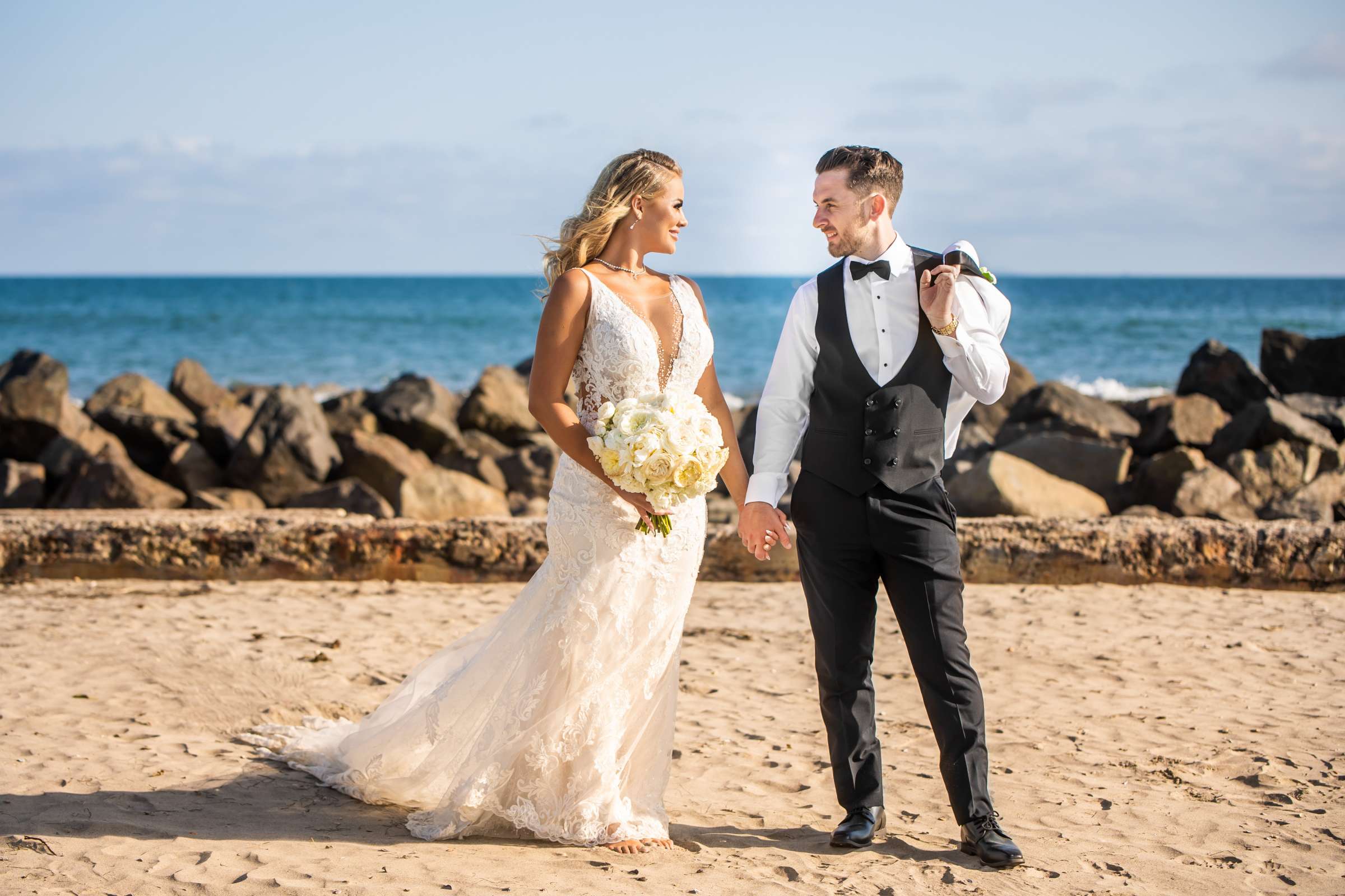 Hotel Del Coronado Wedding coordinated by Bliss Events, Allison and Evan Wedding Photo #3 by True Photography