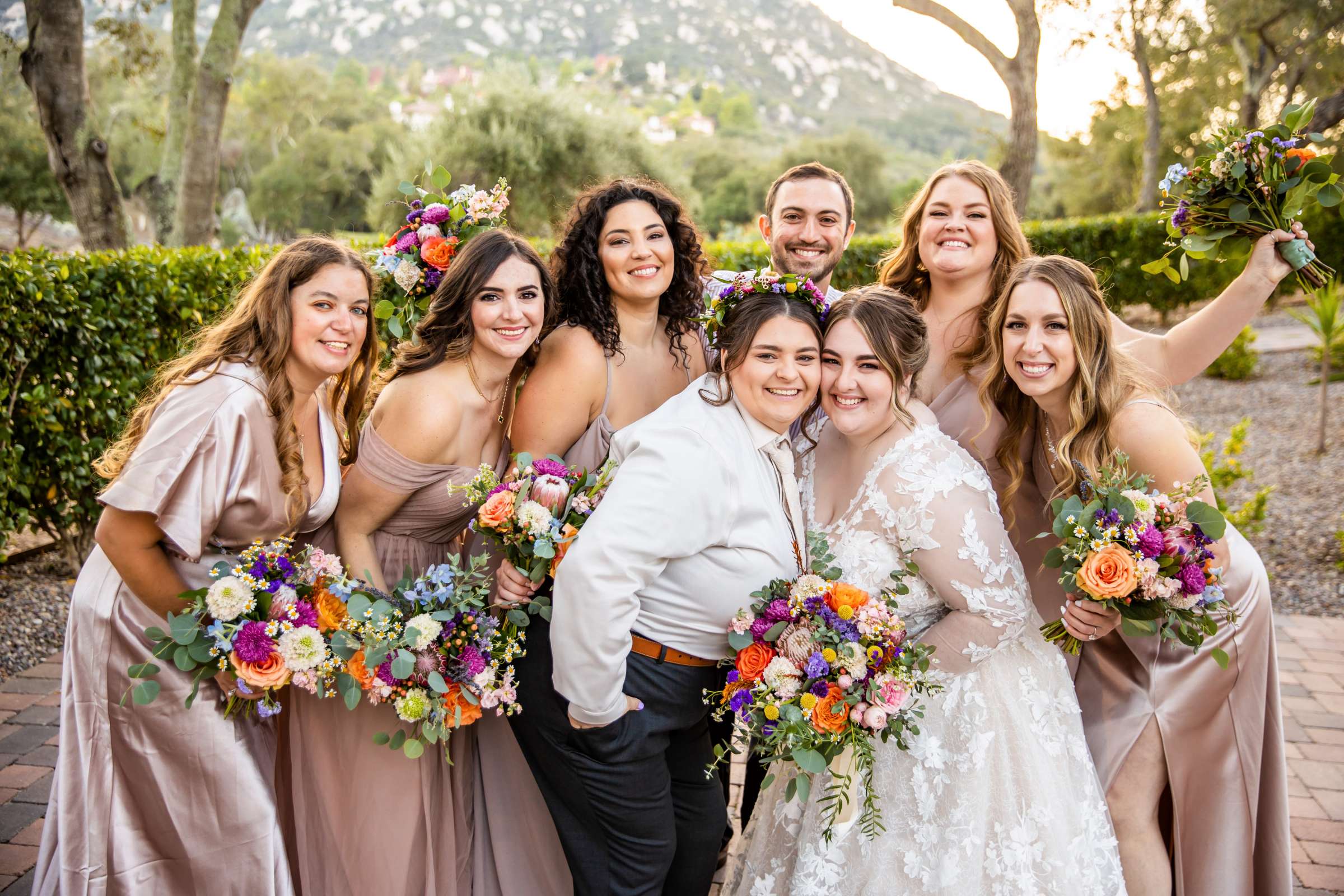 Mt Woodson Castle Wedding coordinated by Personal Touch Dining, Courtney and Aly Wedding Photo #97 by True Photography