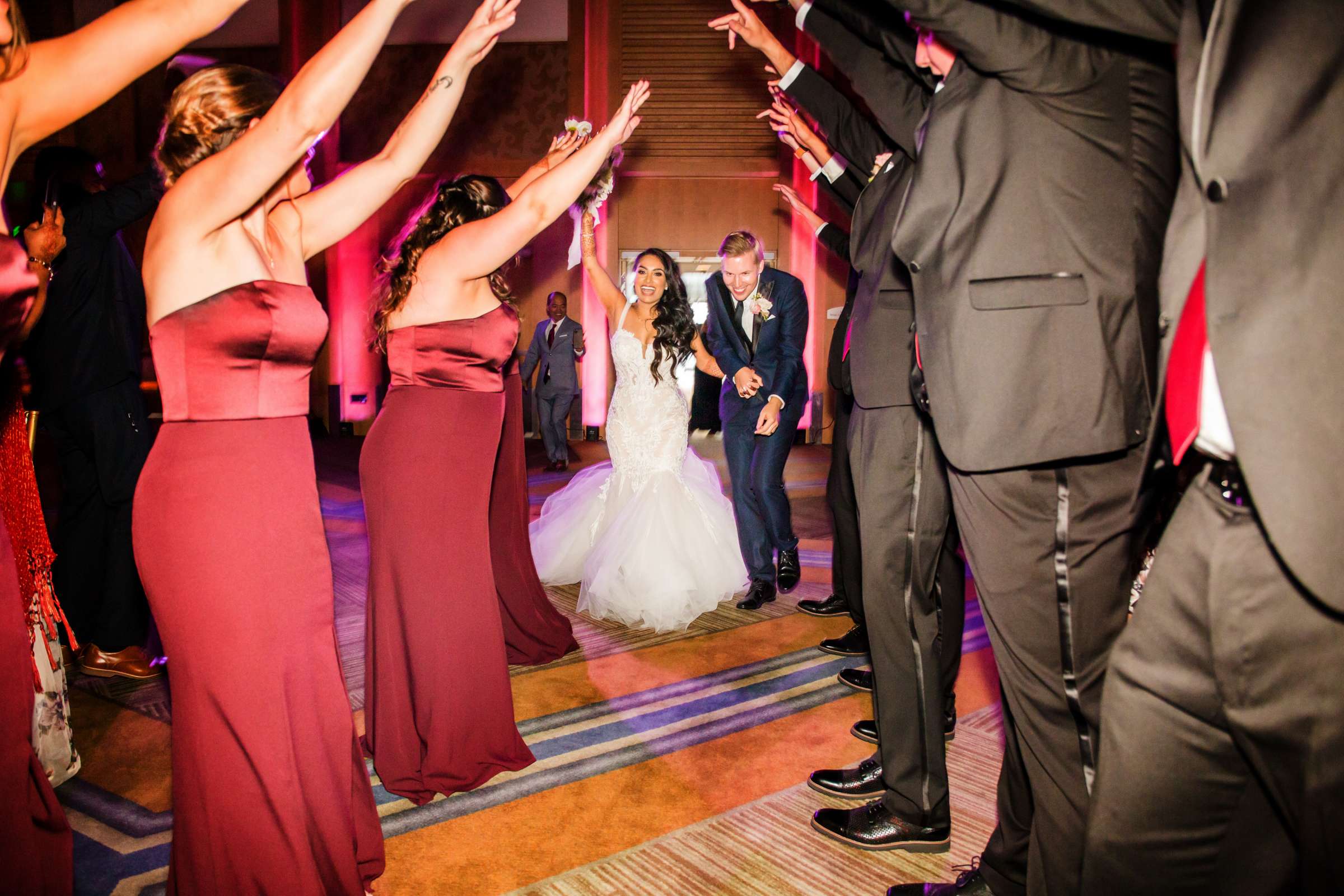 Hilton San Diego Bayfront Wedding coordinated by Reva Event, Shivani and Joey Wedding Photo #54 by True Photography