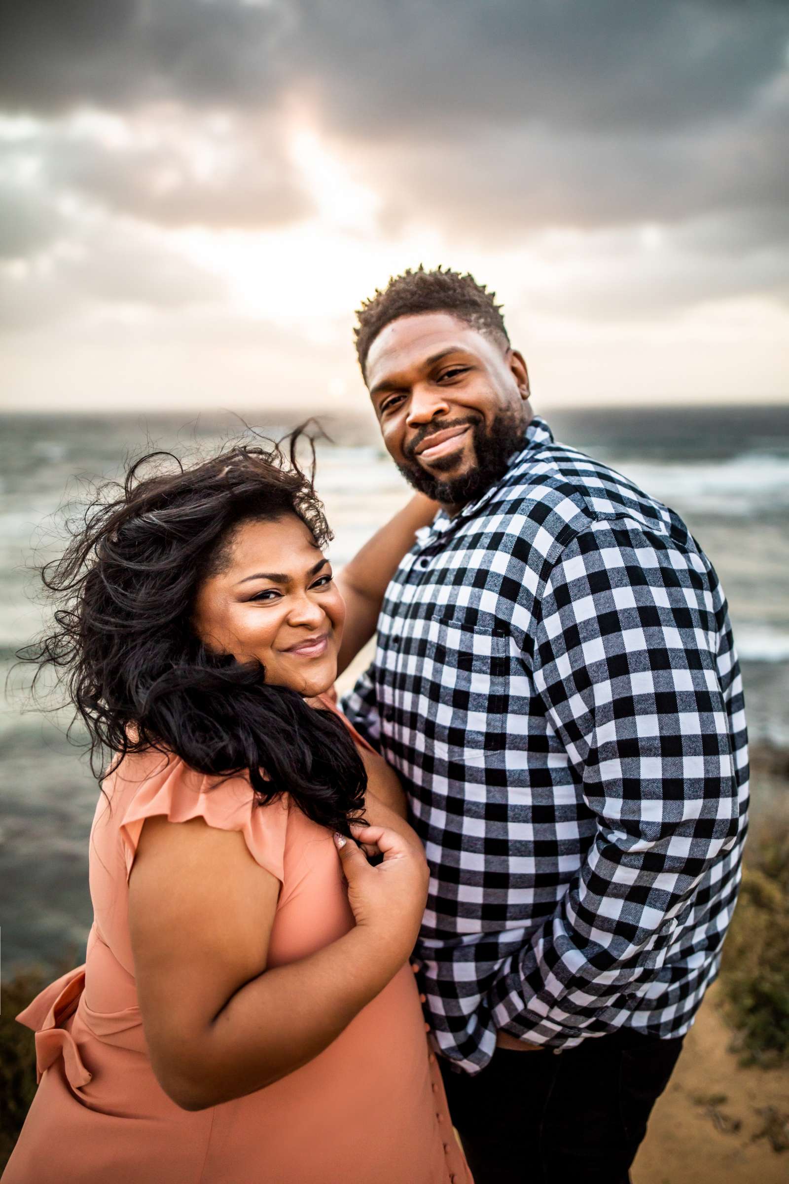 Sunset Cliffs Engagement, Jessica and Michael Engagement Photo #2 by True Photography