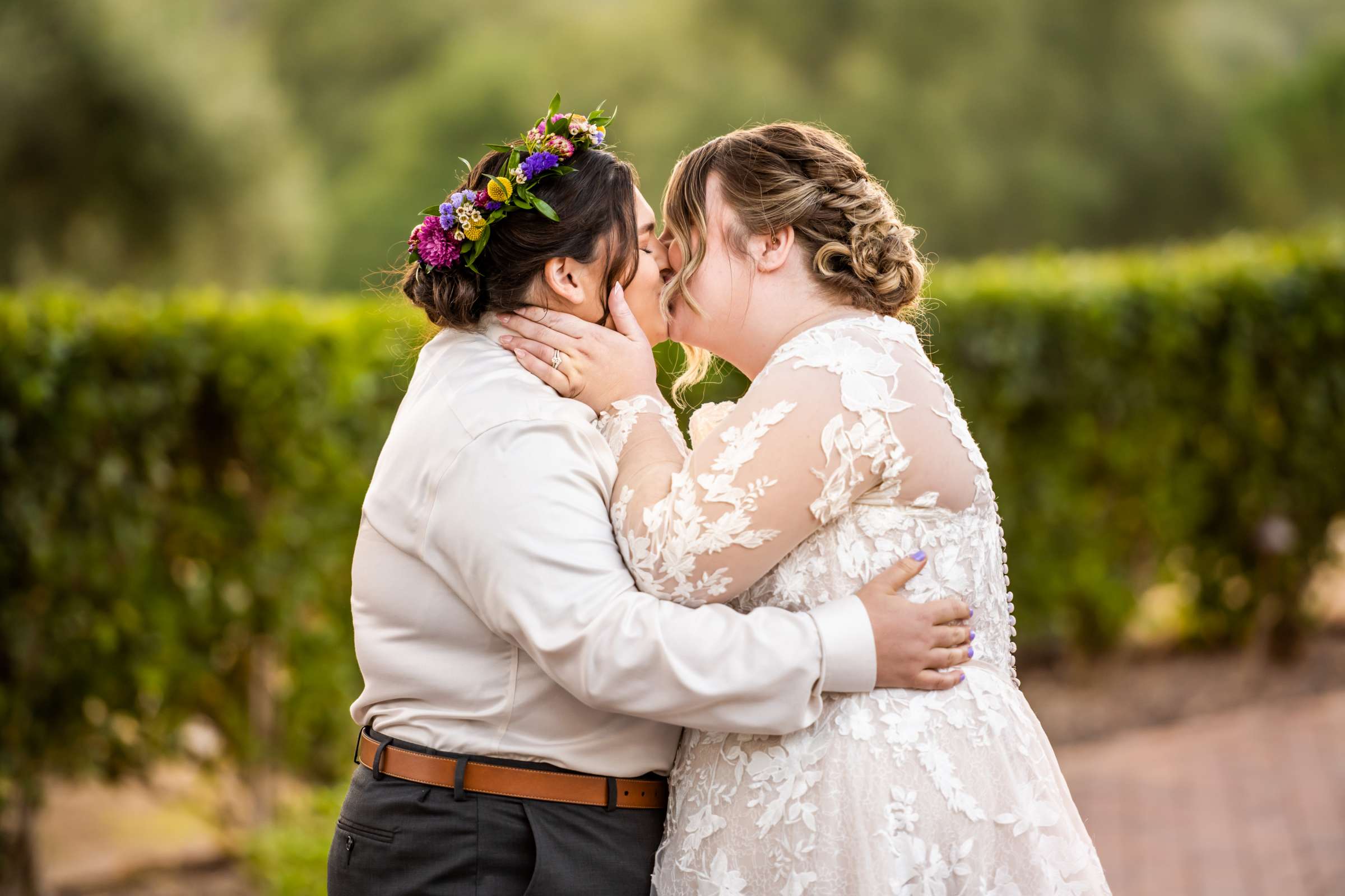 Mt Woodson Castle Wedding coordinated by Personal Touch Dining, Courtney and Aly Wedding Photo #88 by True Photography