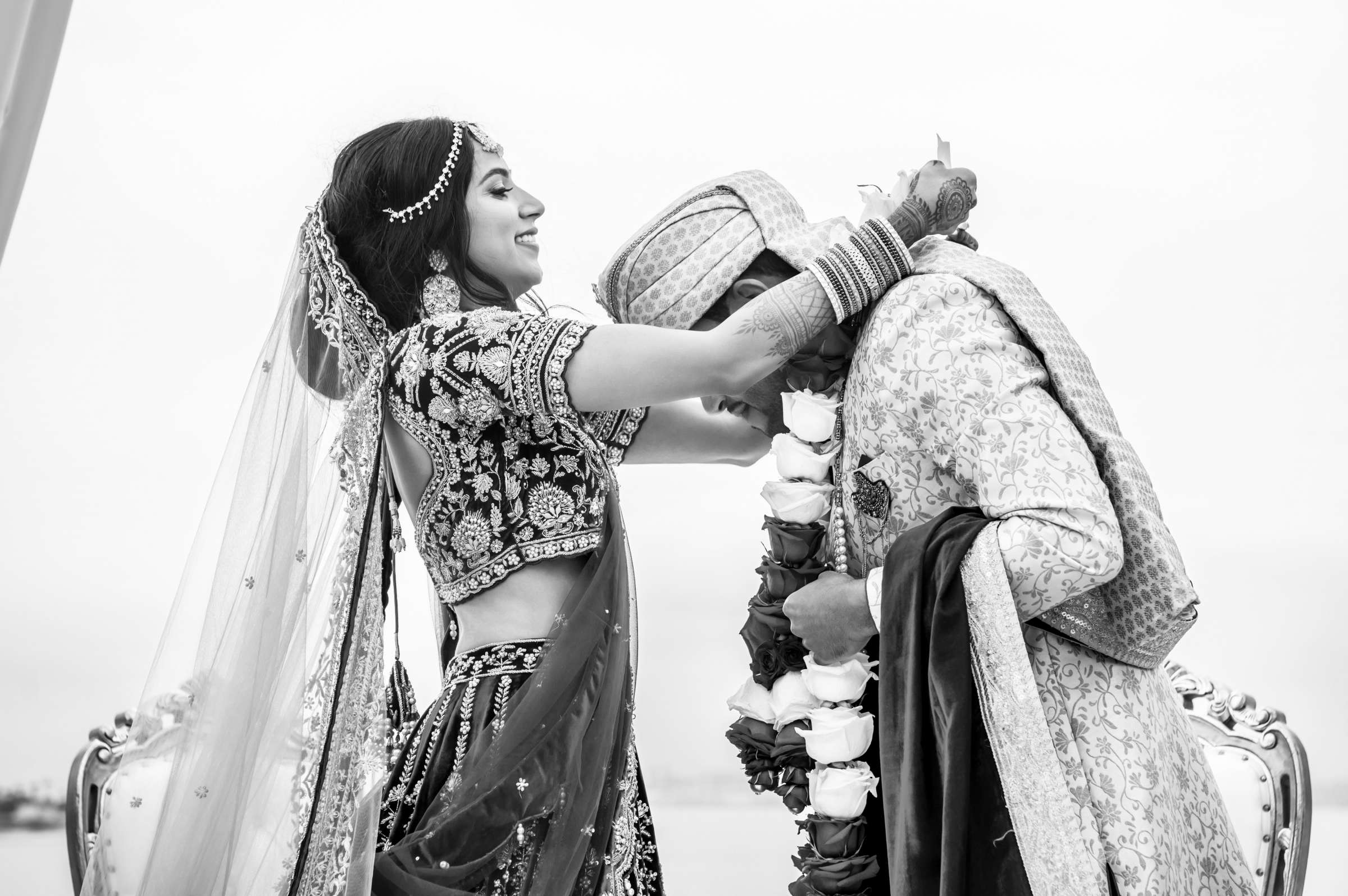 Loews Coronado Bay Resort Wedding coordinated by SD Weddings by Gina, Jenny and Anish Wedding Photo #80 by True Photography