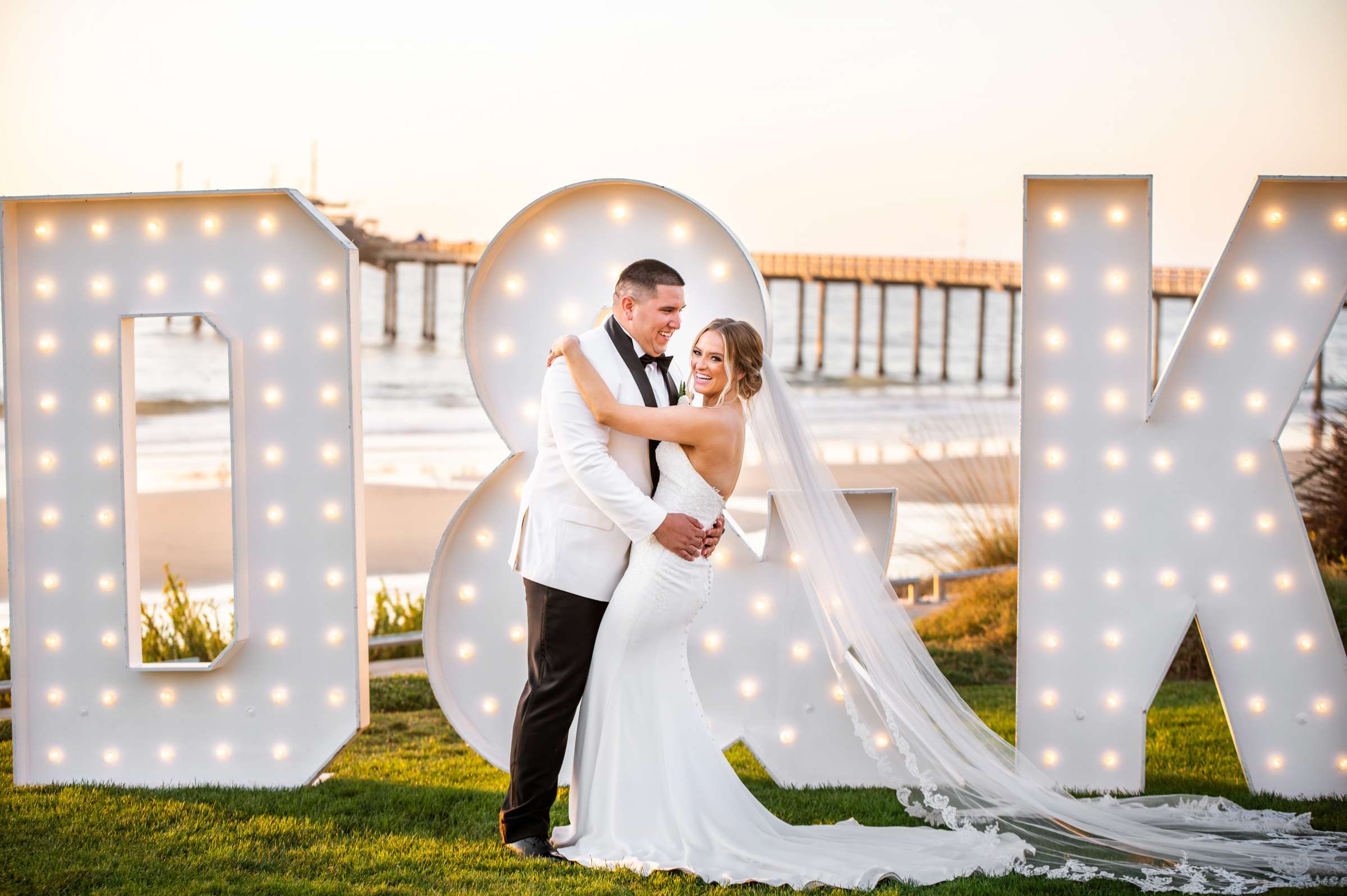 Scripps Seaside Forum Wedding coordinated by Pink Bubbly Events, Kelly and David Wedding Photo #1 by True Photography